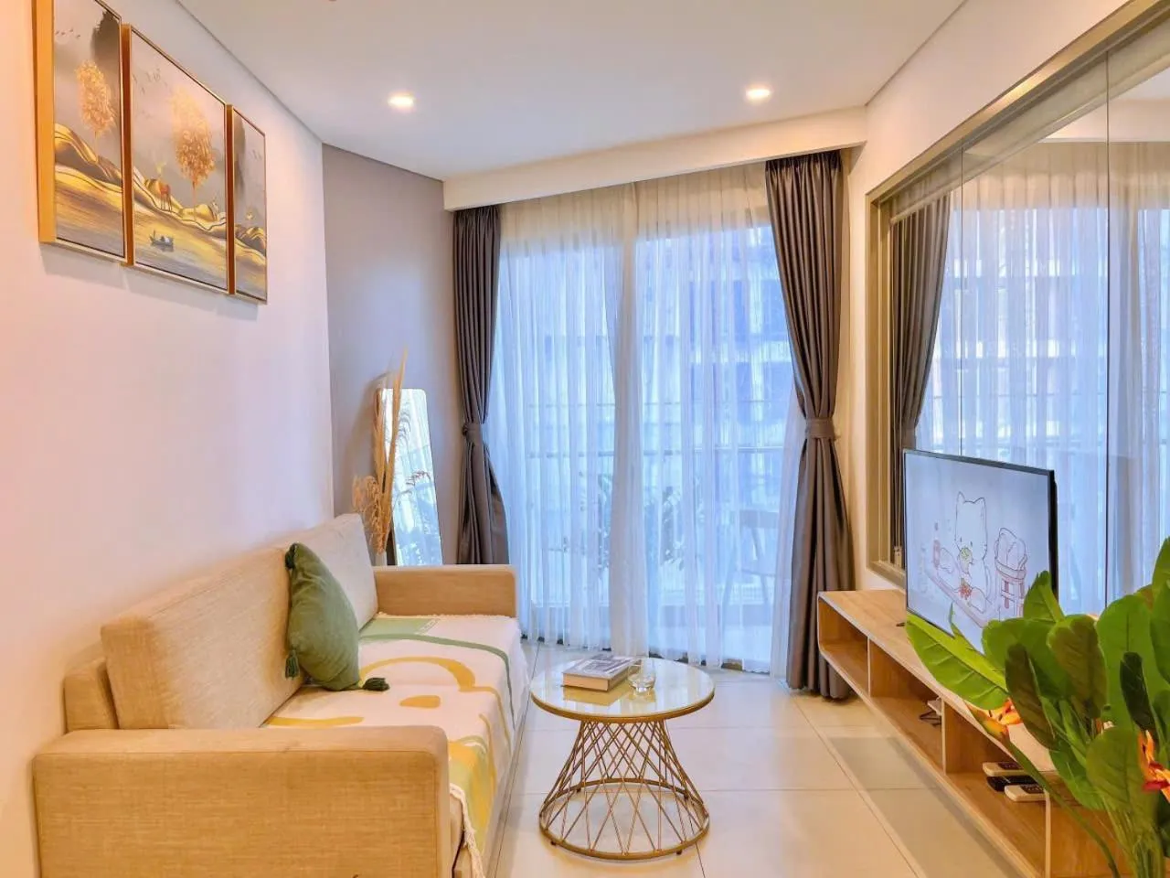 TV and multimedia in The Sóng Vũng Tàu - Thương's Homestay