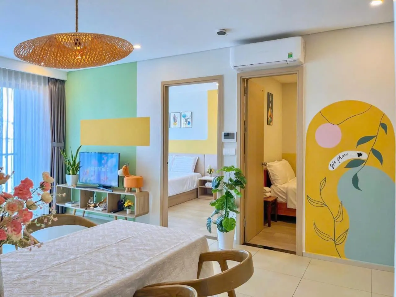 Communal lounge/ TV room in The Sóng Vũng Tàu - Thương's Homestay