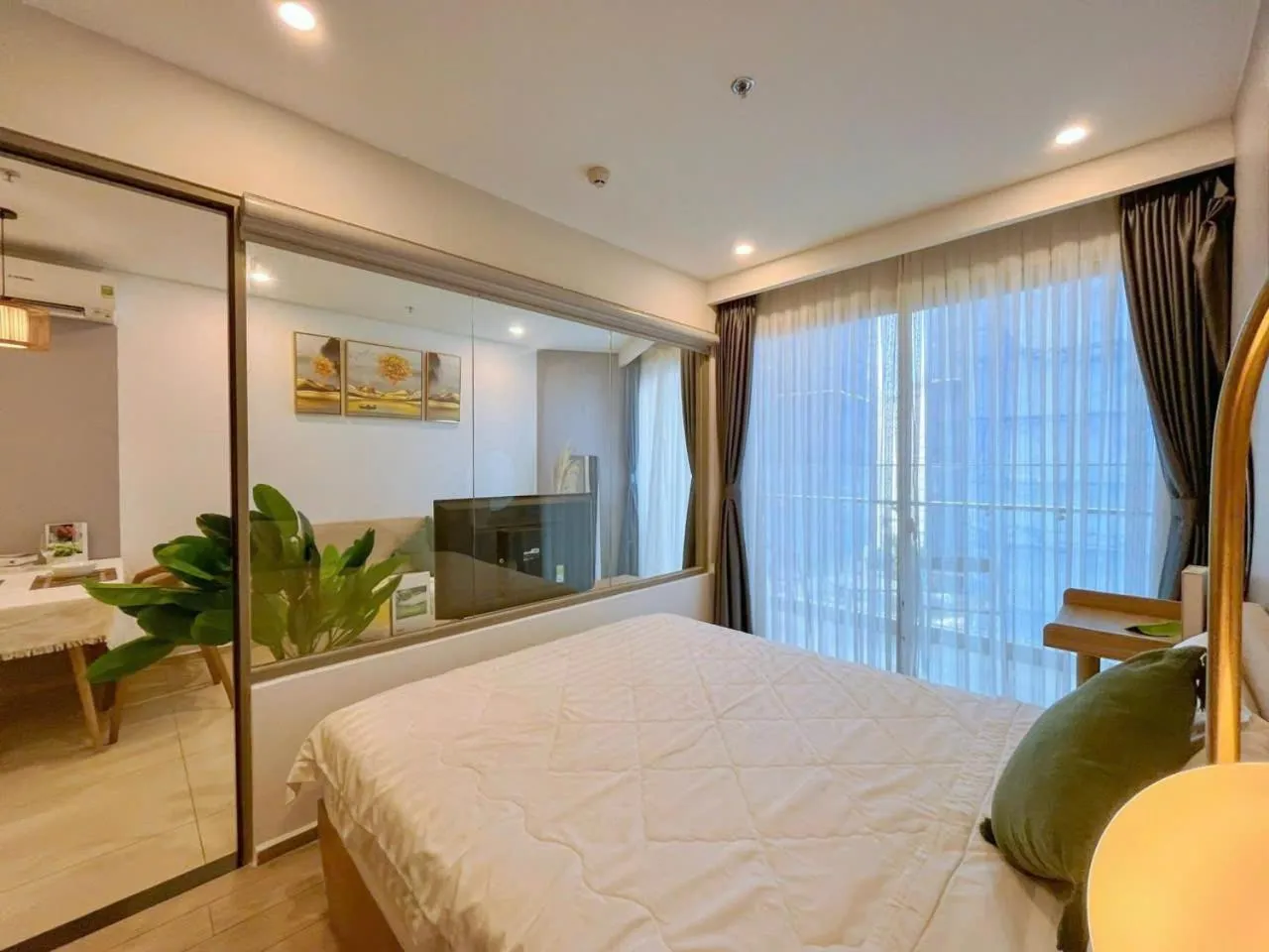 Bed in The Sóng Vũng Tàu - Thương's Homestay