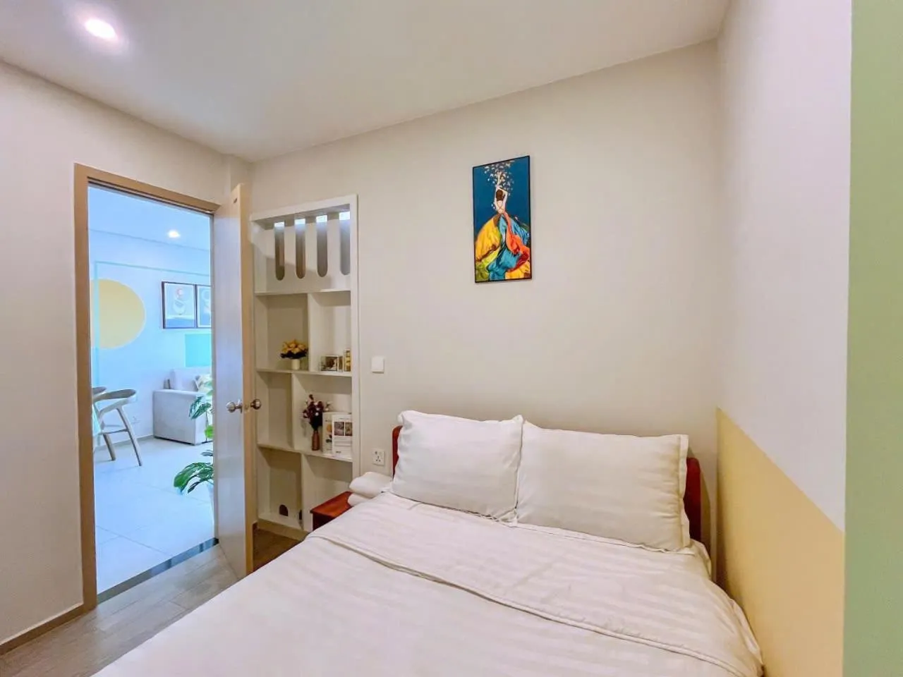 Bed in The Sóng Vũng Tàu - Thương's Homestay