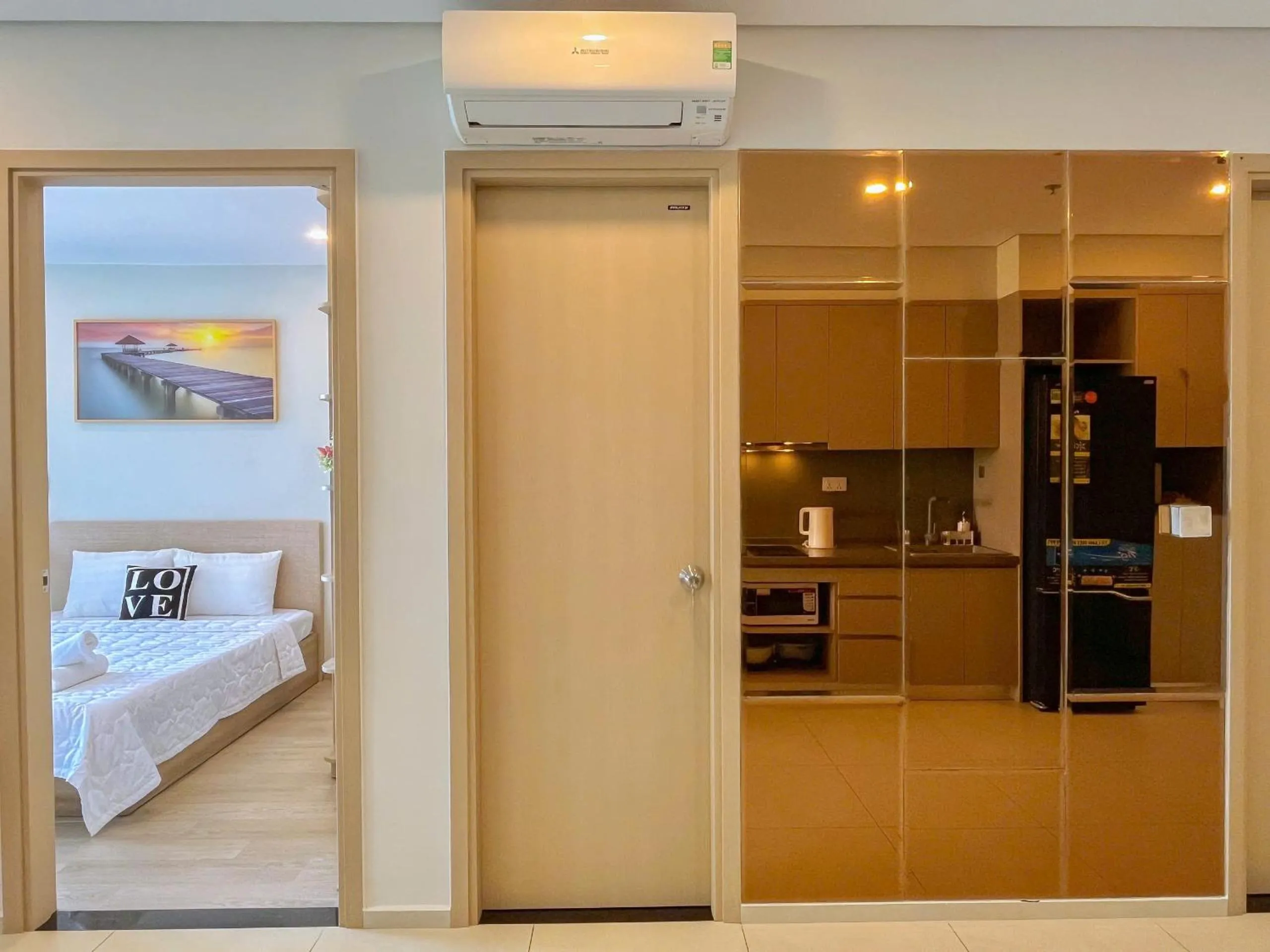 Bed in The Sóng Vũng Tàu - Thương's Homestay