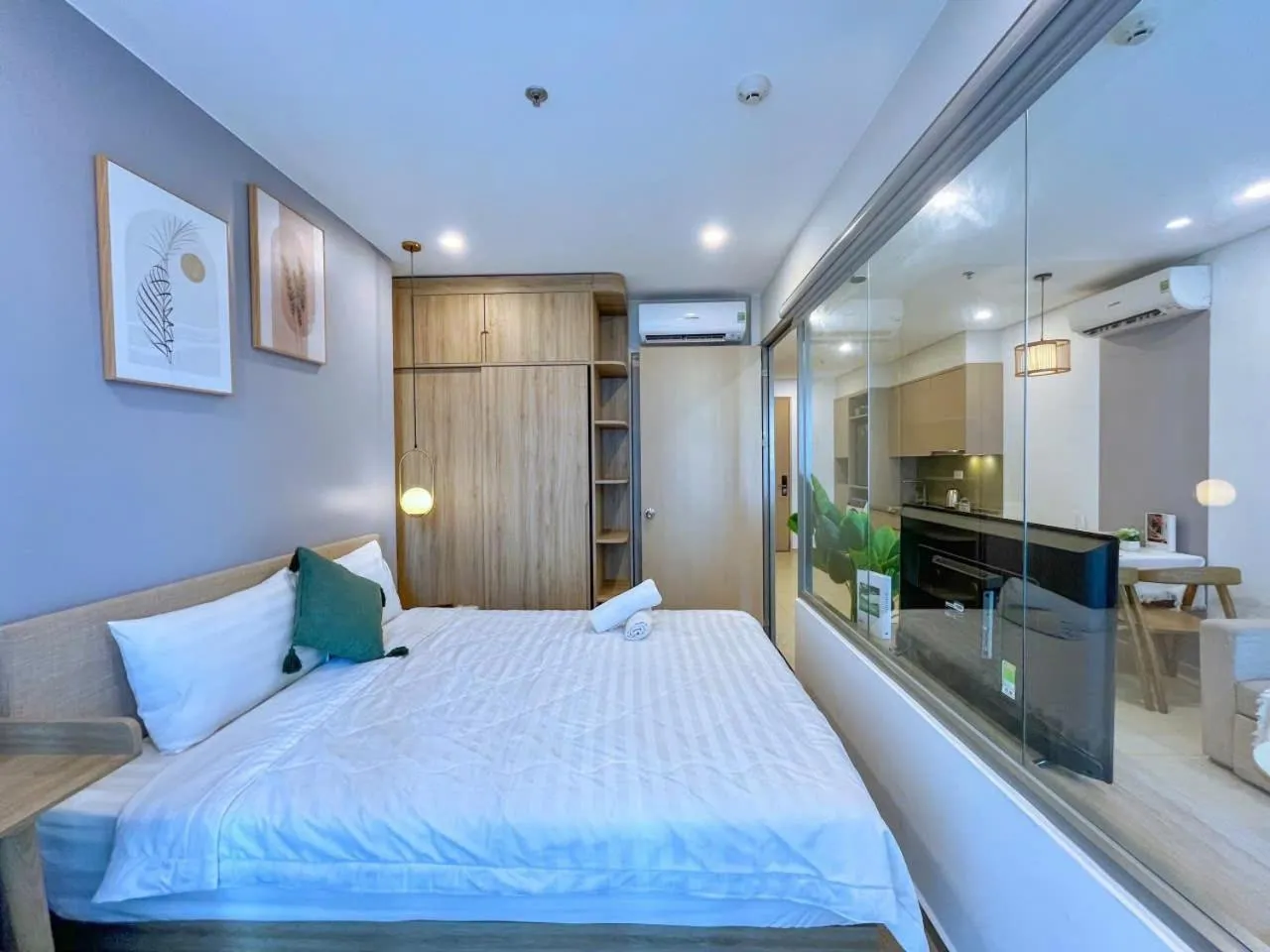 Bed in The Sóng Vũng Tàu - Thương's Homestay