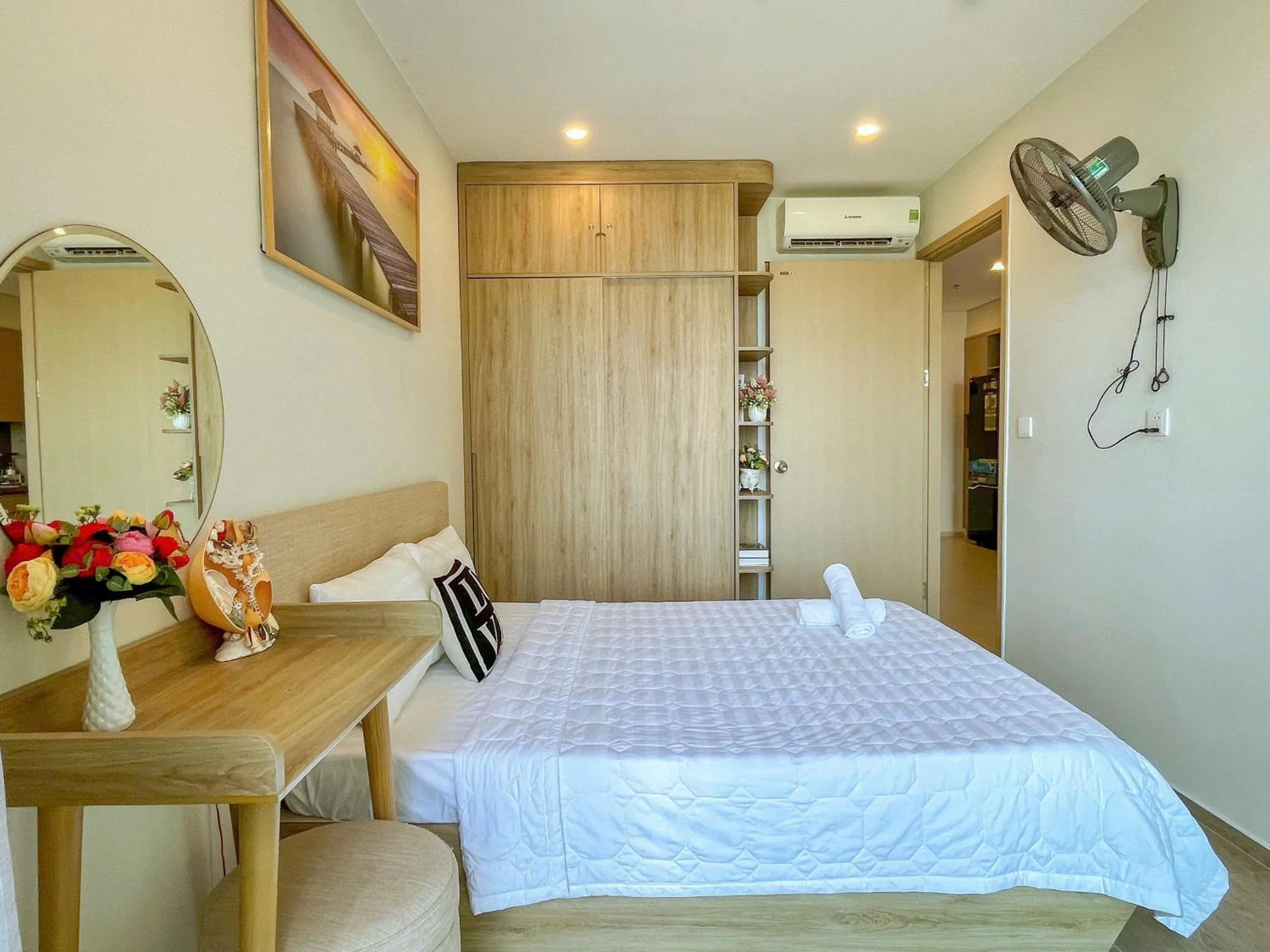 Bed in The Sóng Vũng Tàu - Thương's Homestay