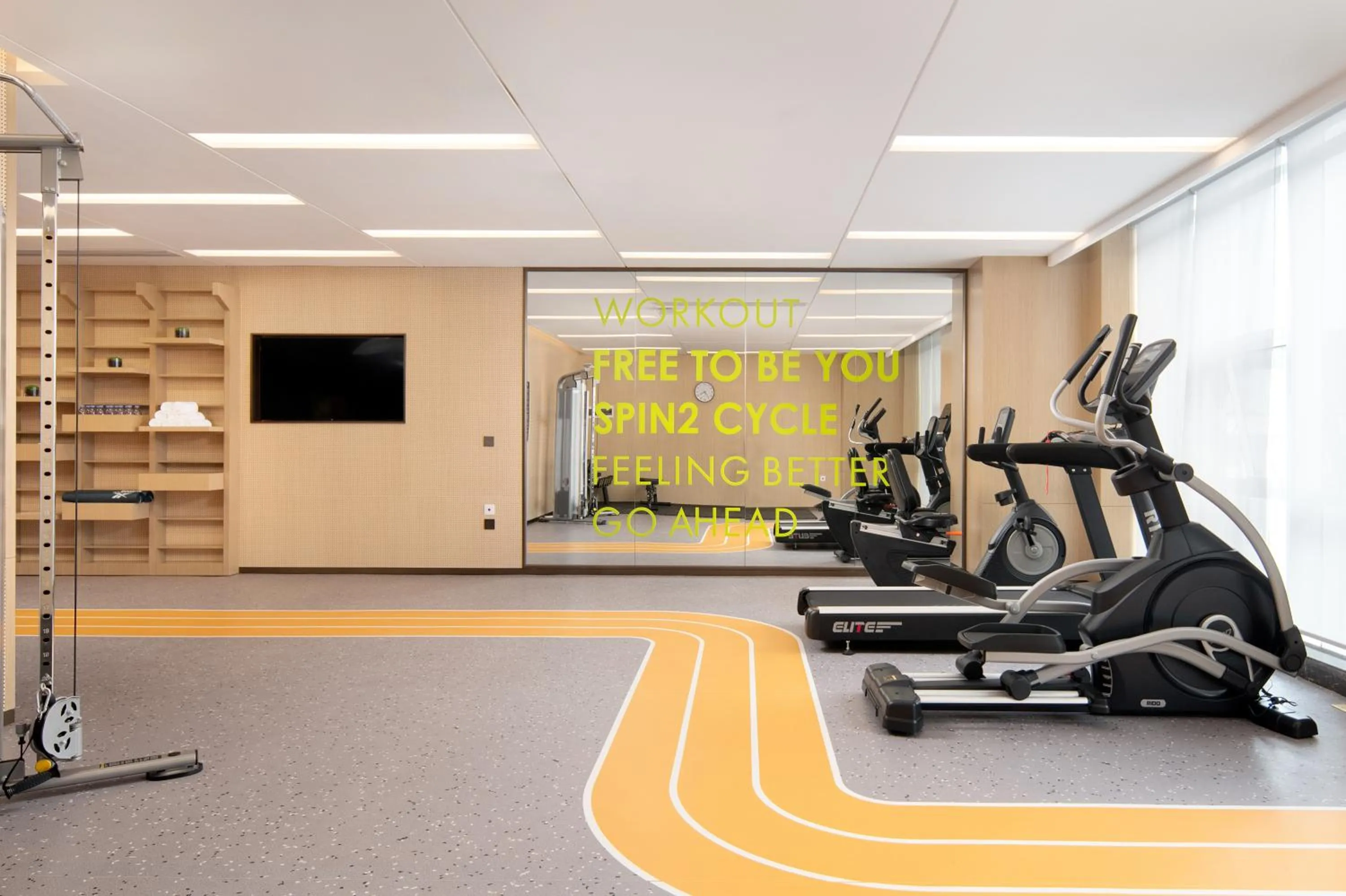 Fitness centre/facilities in Home2 Suite by Hilton Hengyang Zhenxiang