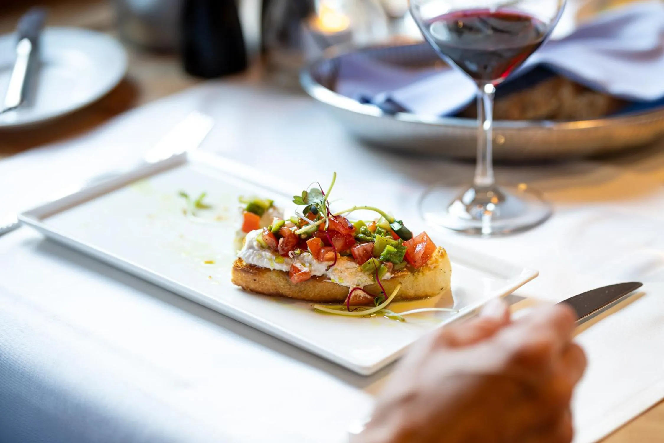 Restaurant/places to eat in Hotel Seehof direkt am Heidsee