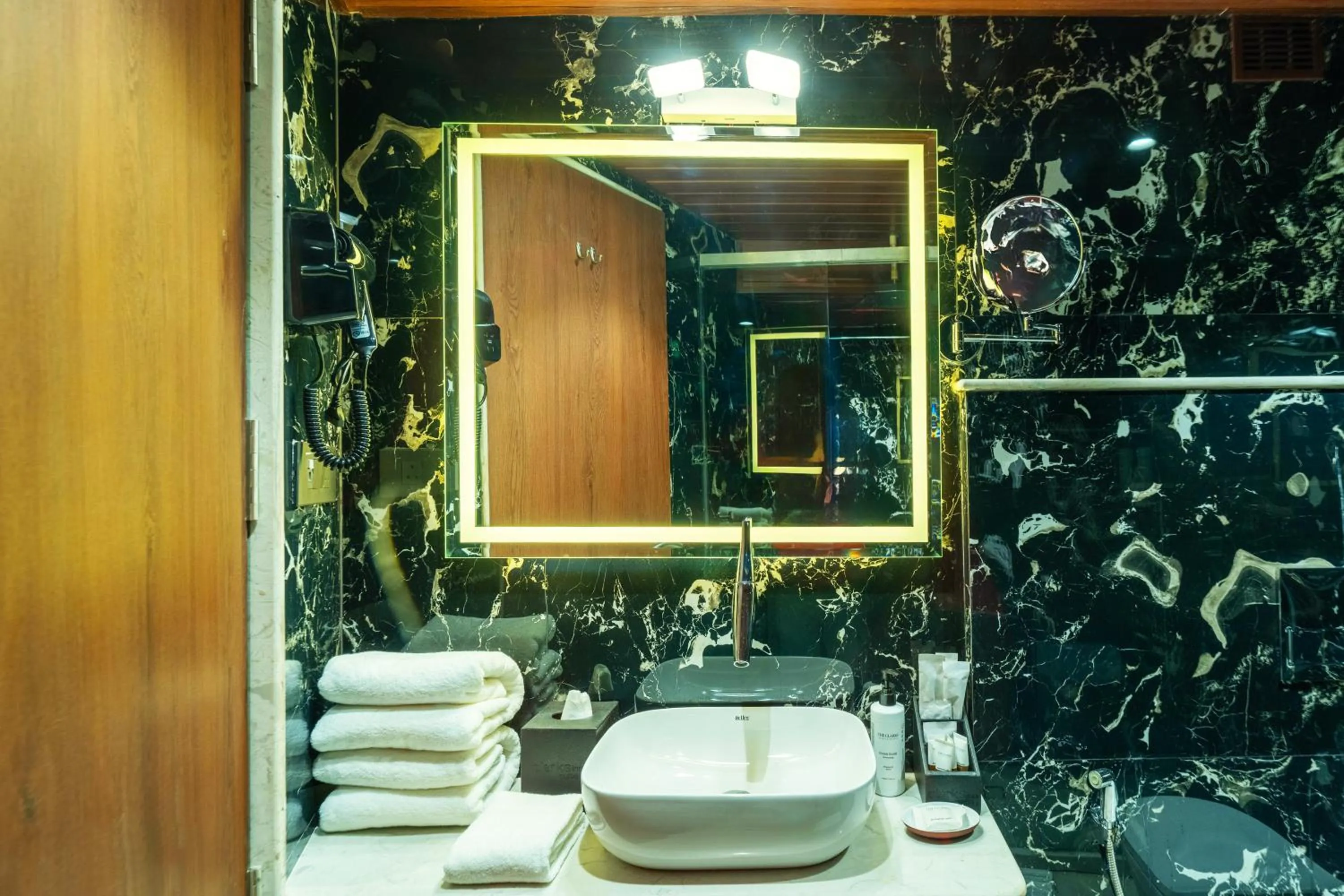 Bathroom in Clarks Inn Suites Hyderabad Airport