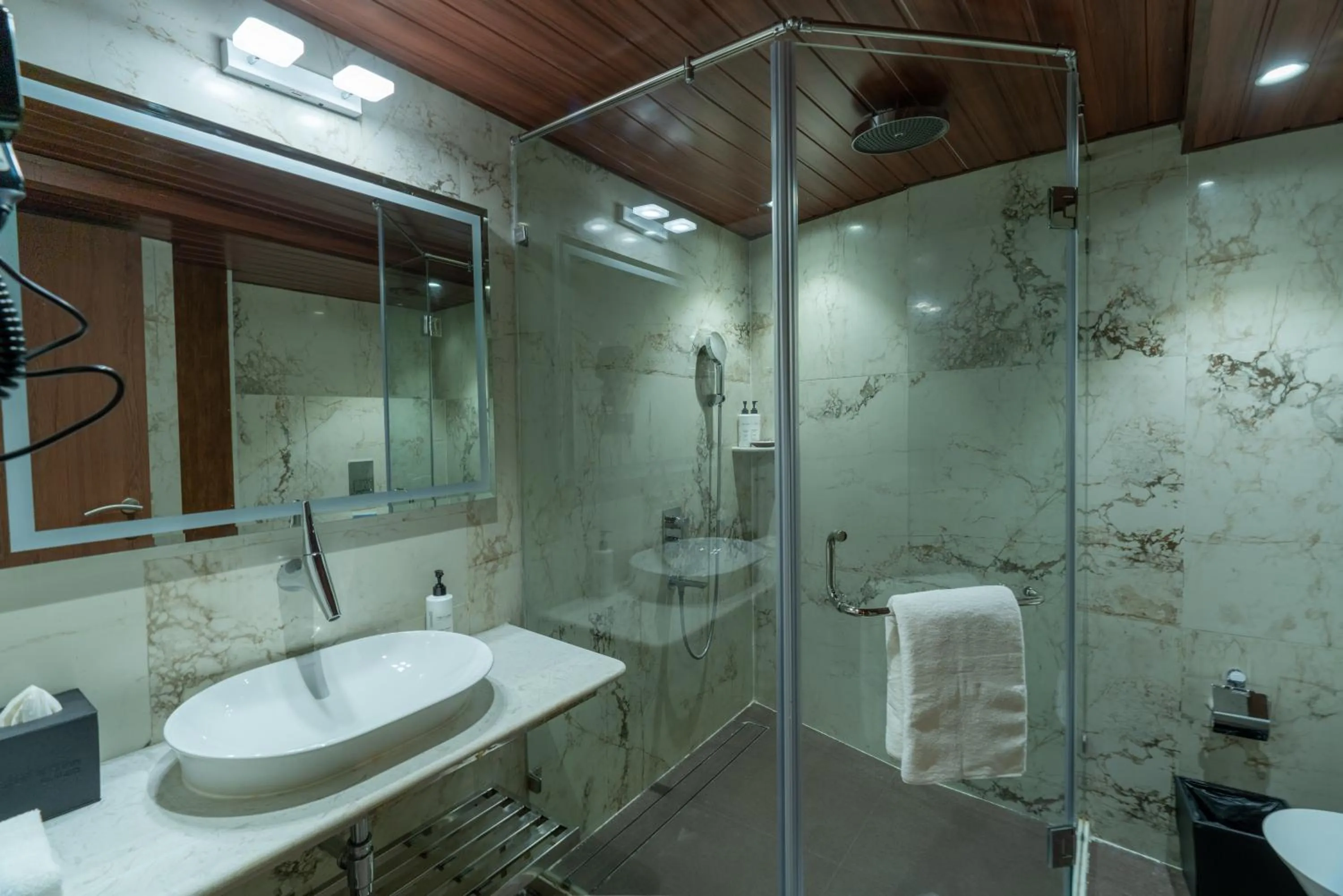 Bathroom in Clarks Inn Suites Hyderabad Airport