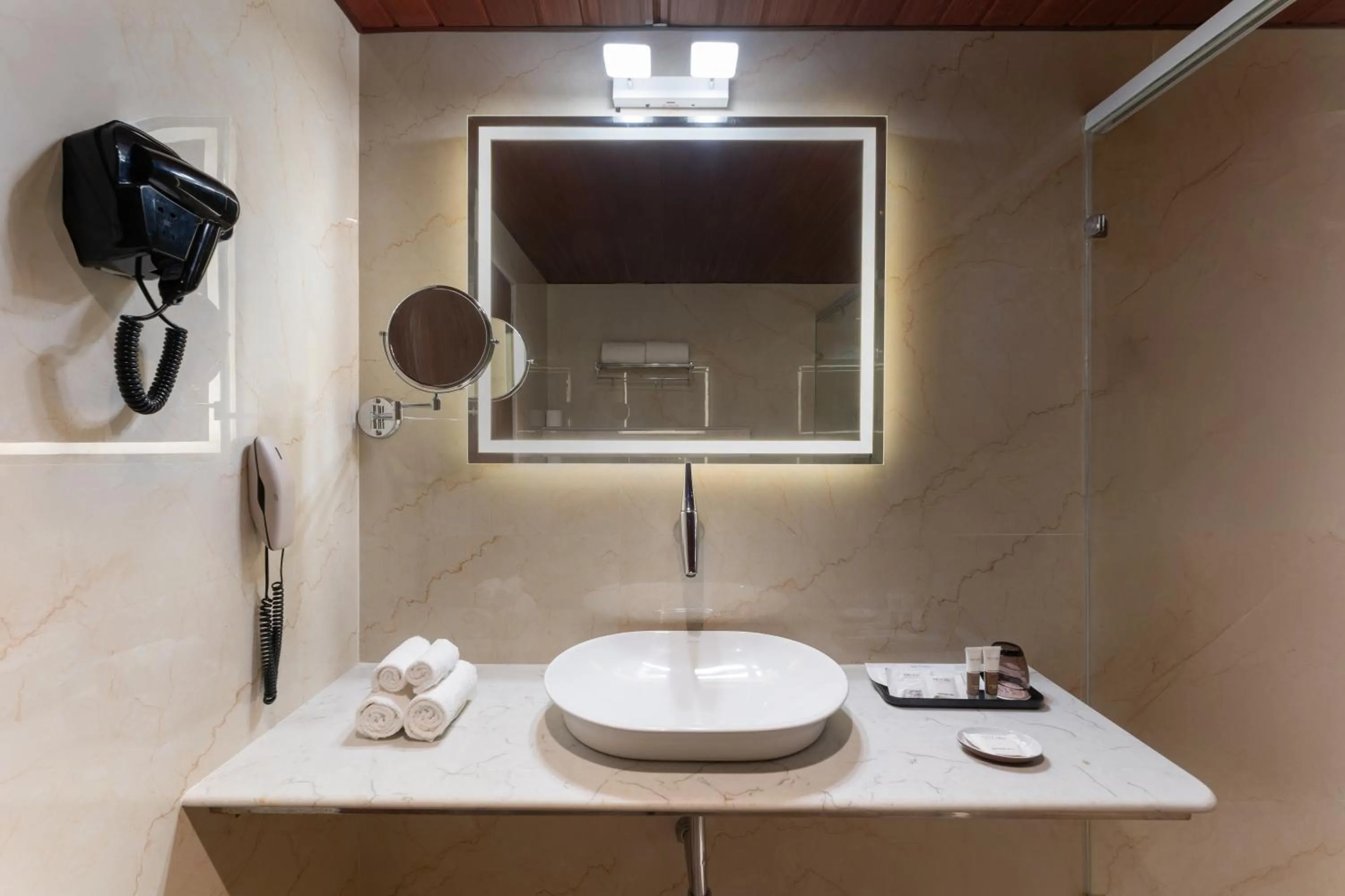 Bathroom in Clarks Inn Suites Hyderabad Airport