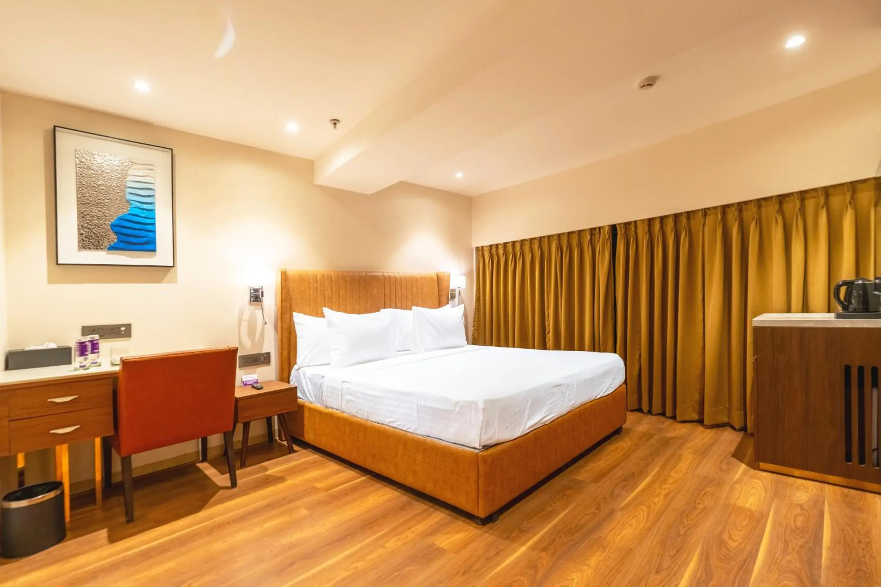Standard Double Room - single occupancy - Enjoy tea/coffee, 1 veg snack, 1 dessert for Rs 199+ taxes in Clarks Inn Suites Hyderabad Airport Standard Double Room - single occupancy - Enjoy tea/coffee, 1 veg snack, 1 dessert for Rs 199+ taxes in Clarks Inn Suites Hyderabad Airport