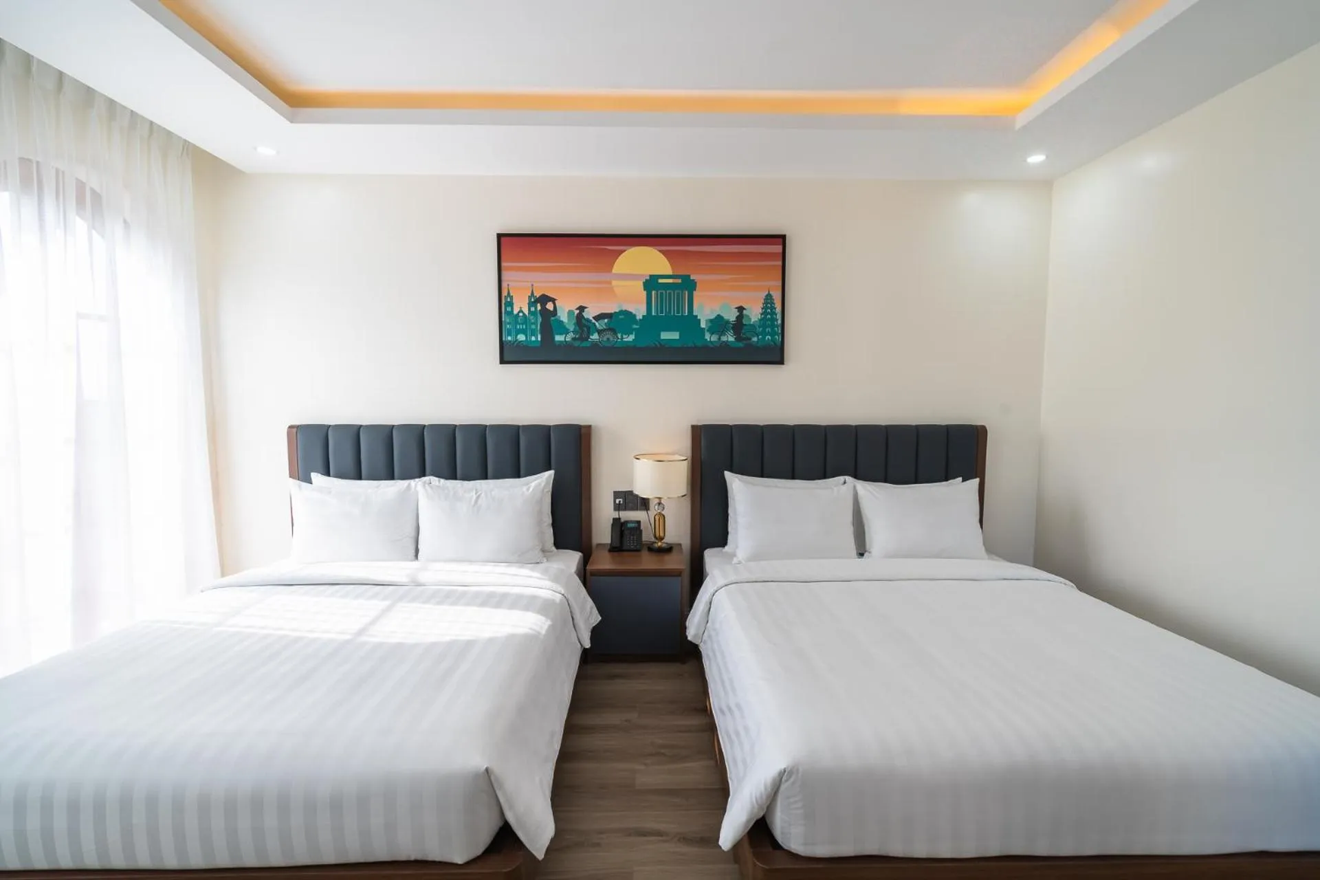Bedroom, Bed in Anston Castle Hotel Phu Quoc Sunset Town