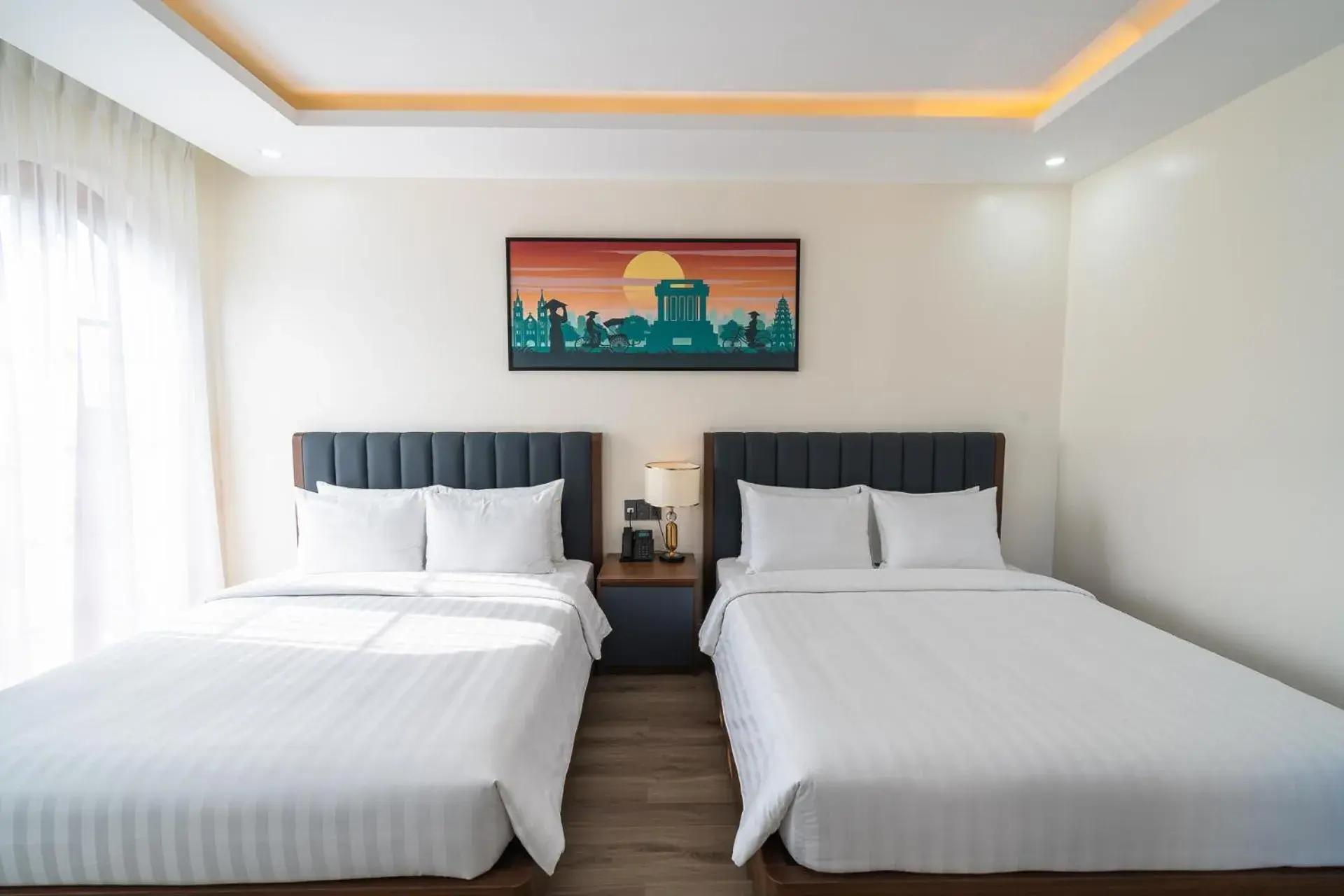 Bedroom, Bed in Anston Castle Hotel Phu Quoc Sunset Town Bedroom, Bed in Anston Castle Hotel Phu Quoc Sunset Town