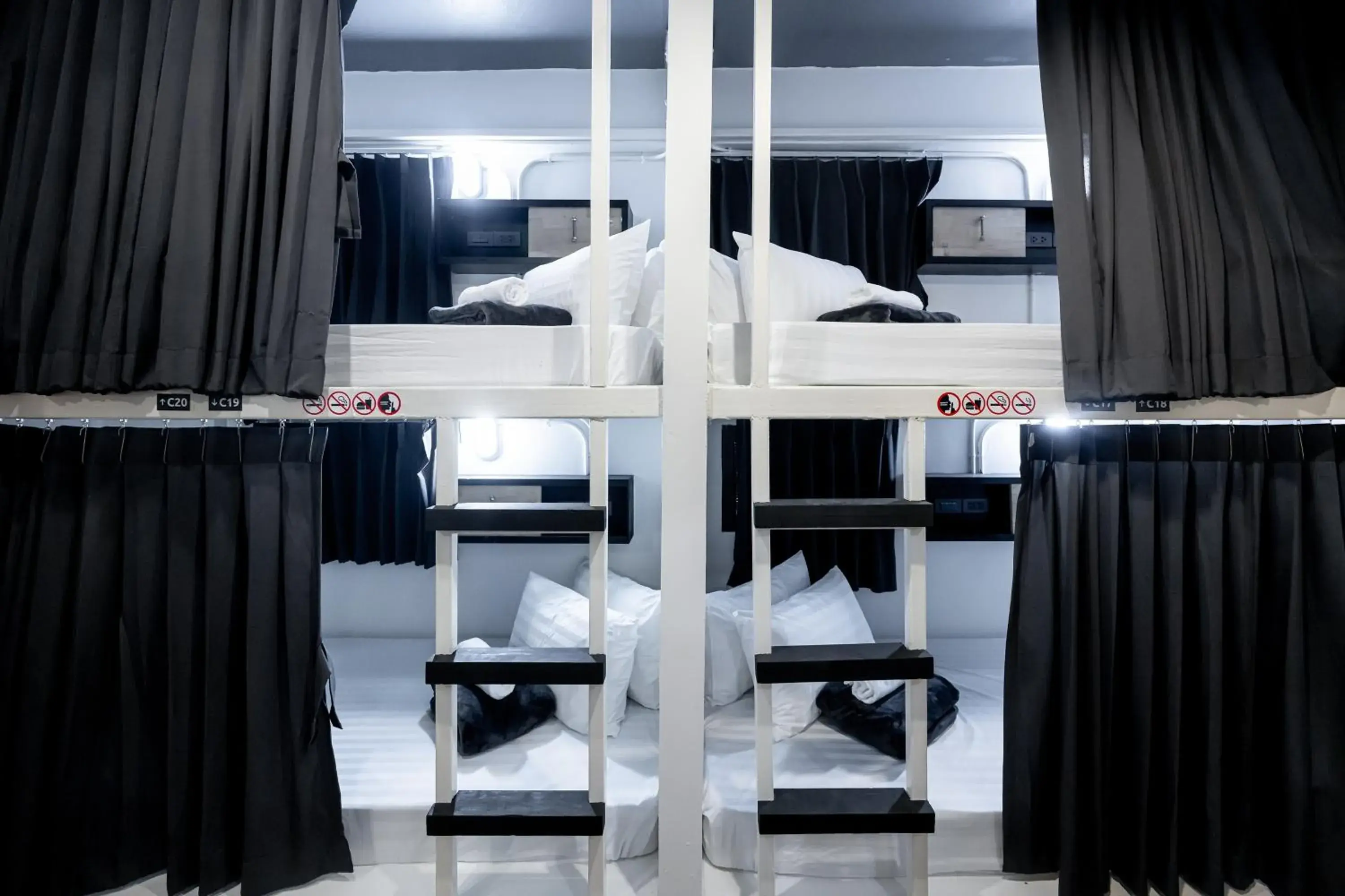 Bedroom in Vibes Hostel Bangkok Bedroom in Vibes Hostel Bangkok