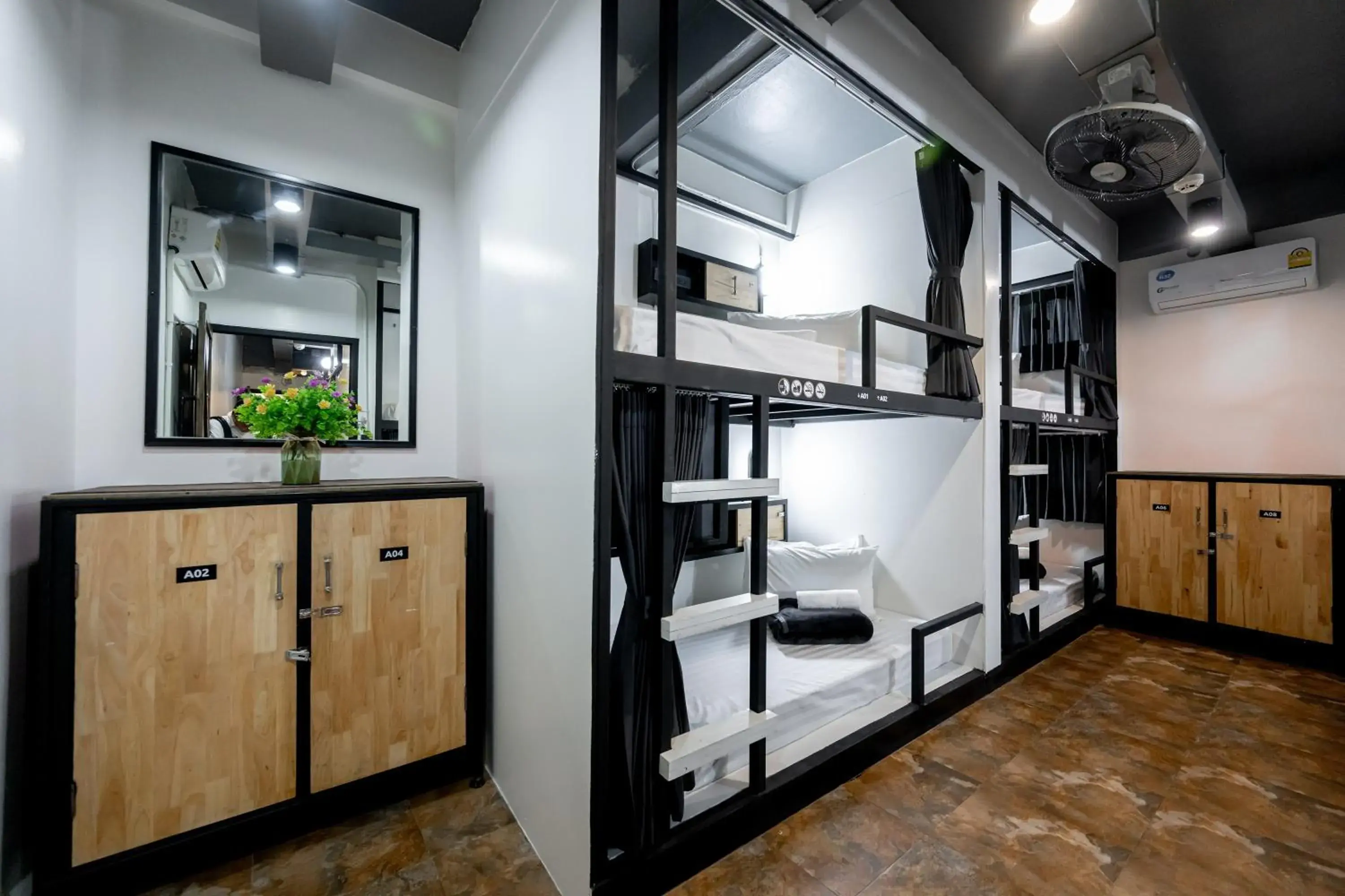 Bedroom, Bed in Vibes Hostel Bangkok Bedroom, Bed in Vibes Hostel Bangkok