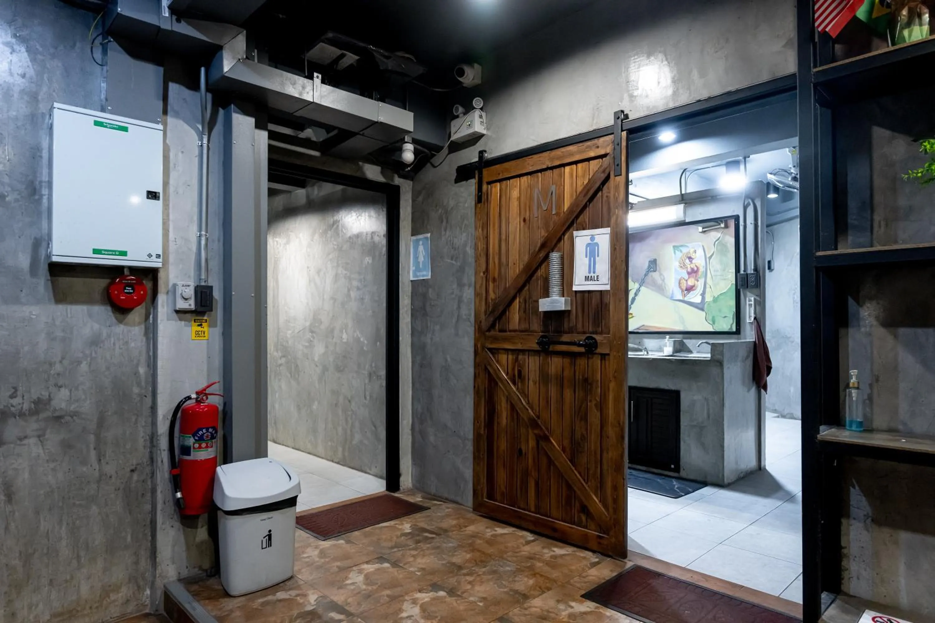 Bathroom in Vibes Hostel Bangkok