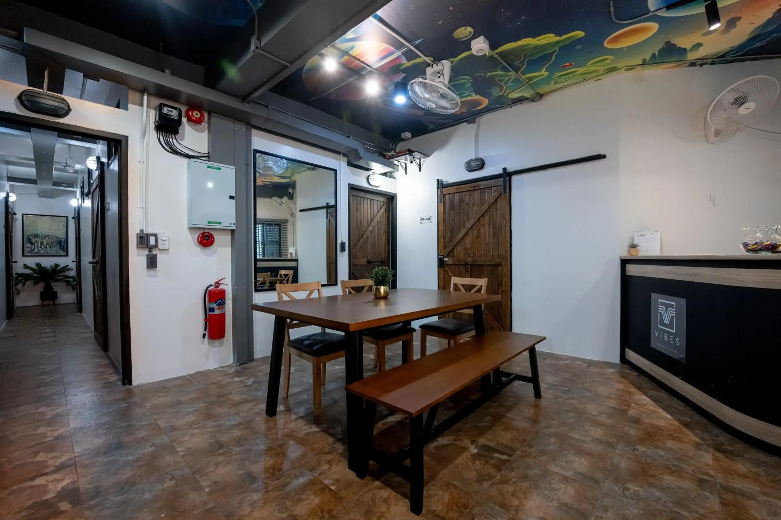 Lobby or reception in Vibes Hostel Bangkok Lobby or reception in Vibes Hostel Bangkok