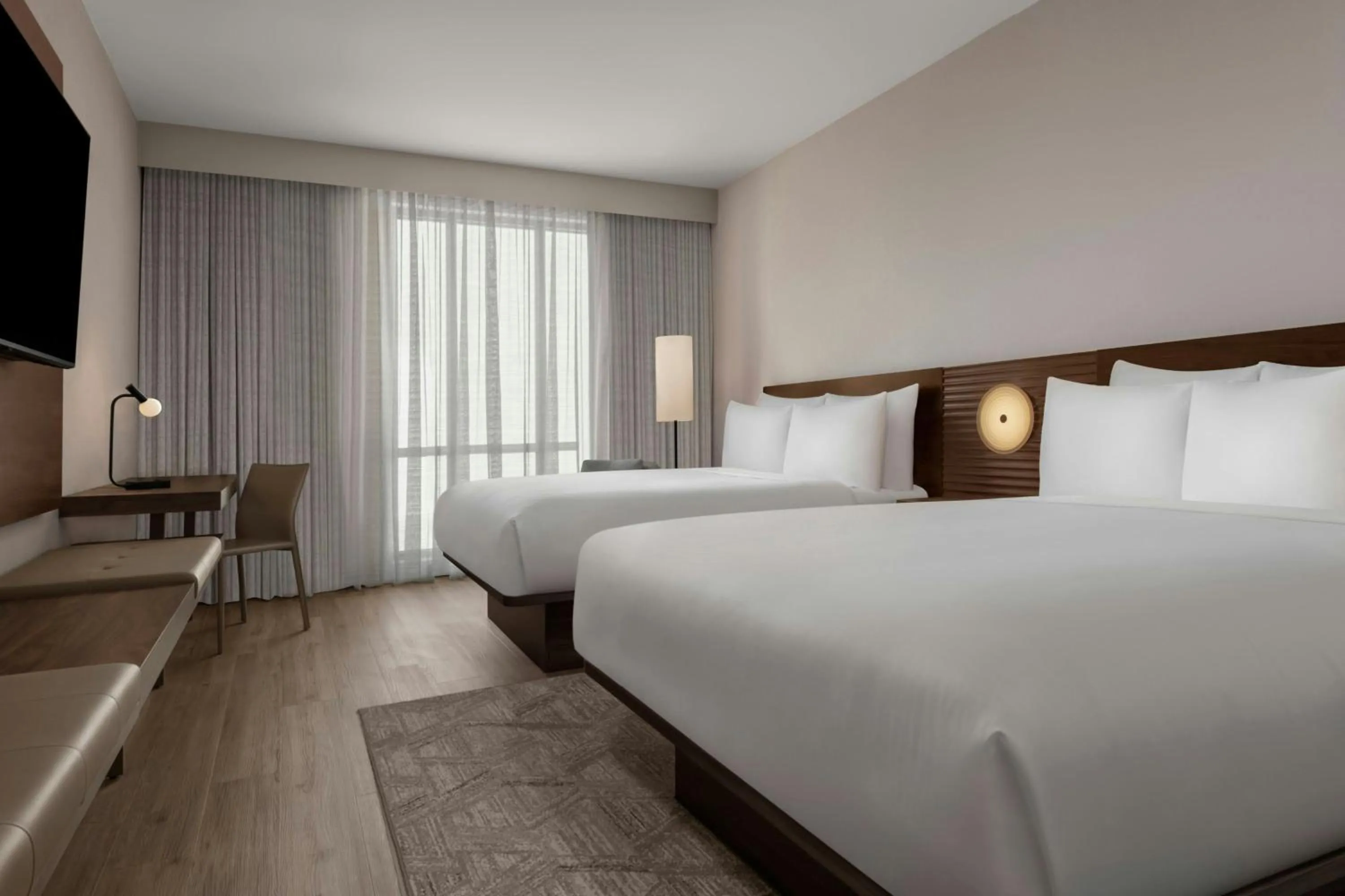 Photo of the whole room, Bed in AC Hotel by Marriott Pasadena