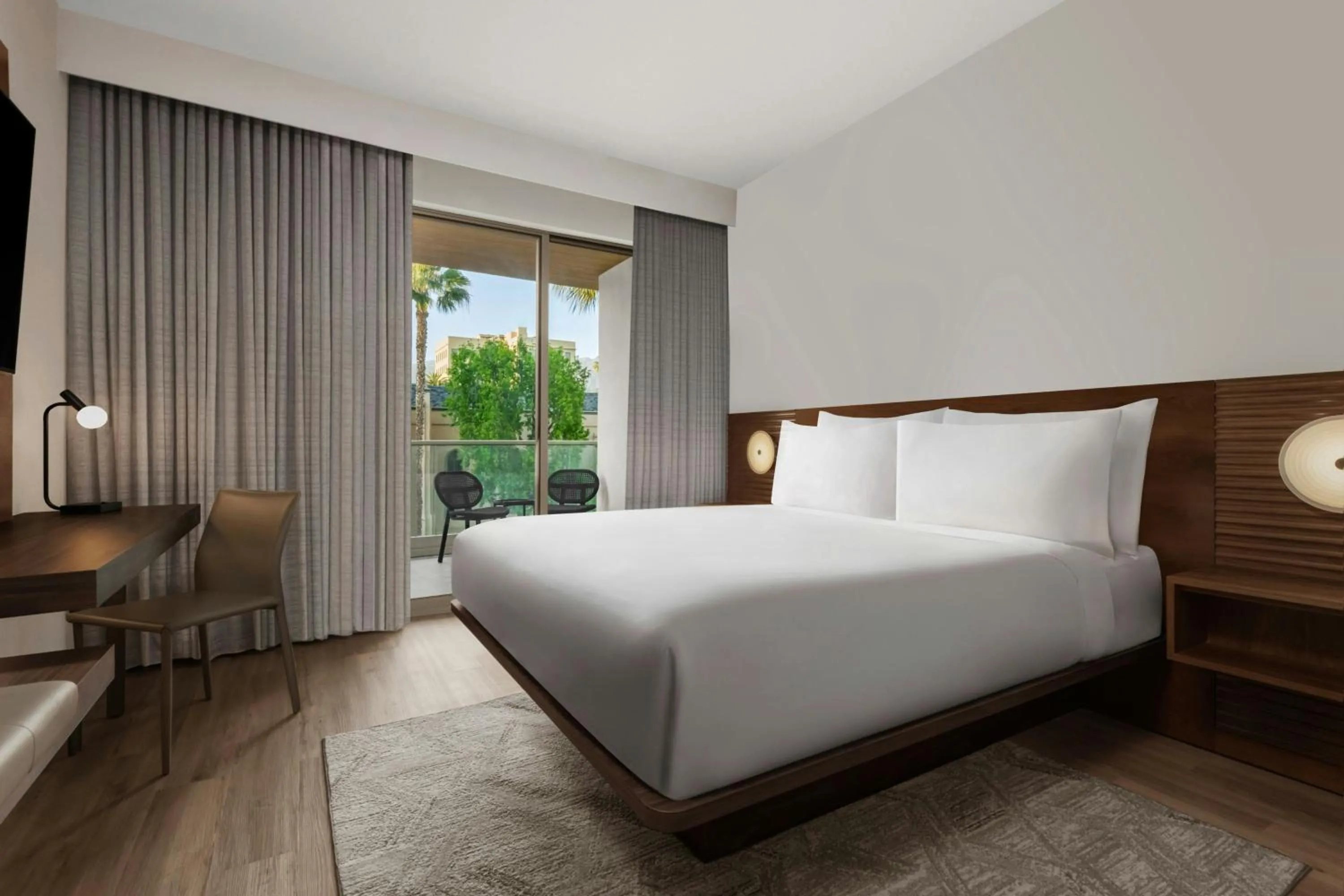 Photo of the whole room, Bed in AC Hotel by Marriott Pasadena