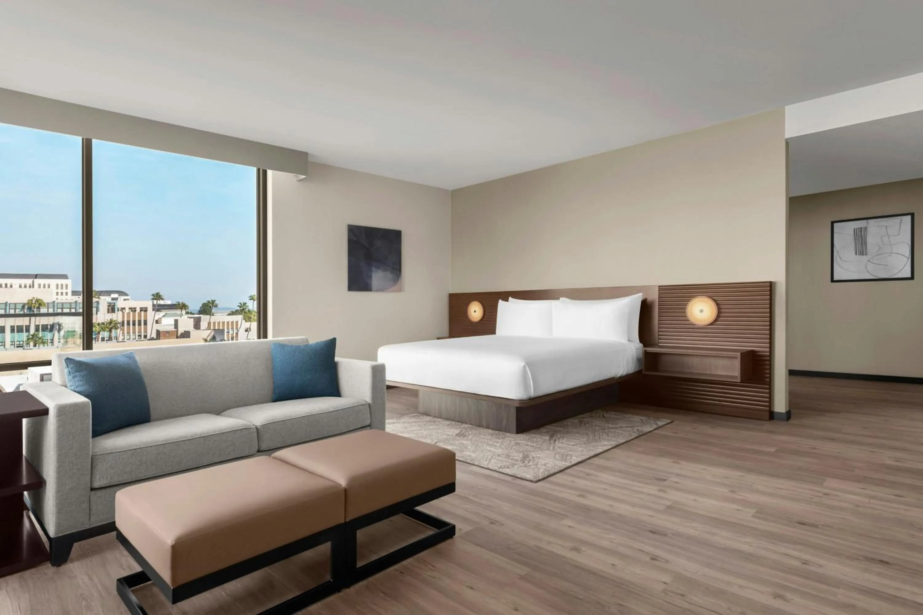 Photo of the whole room, Bed in AC Hotel by Marriott Pasadena