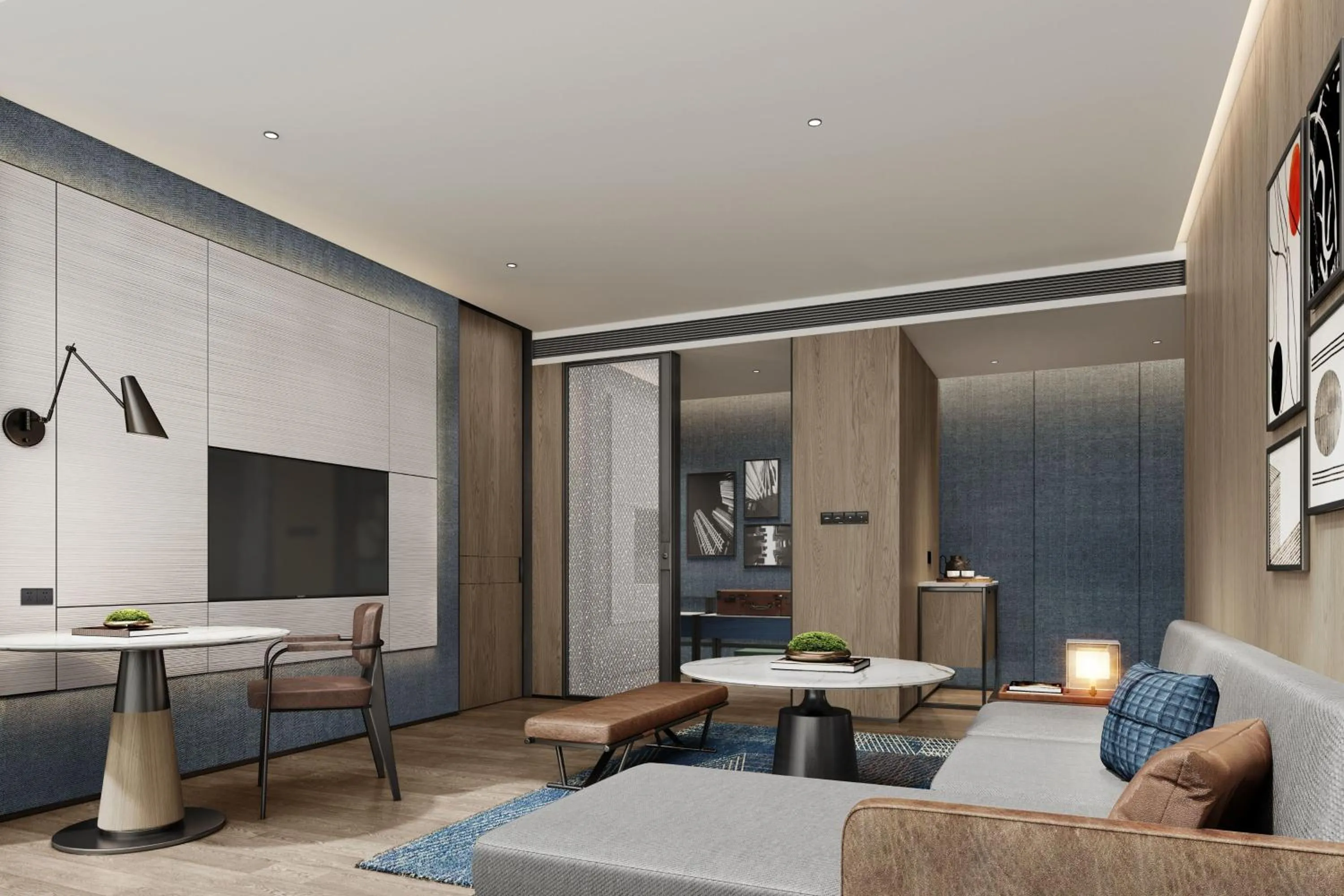 Photo of the whole room, Bed in Four Points by Sheraton Chongqing North Railway Station