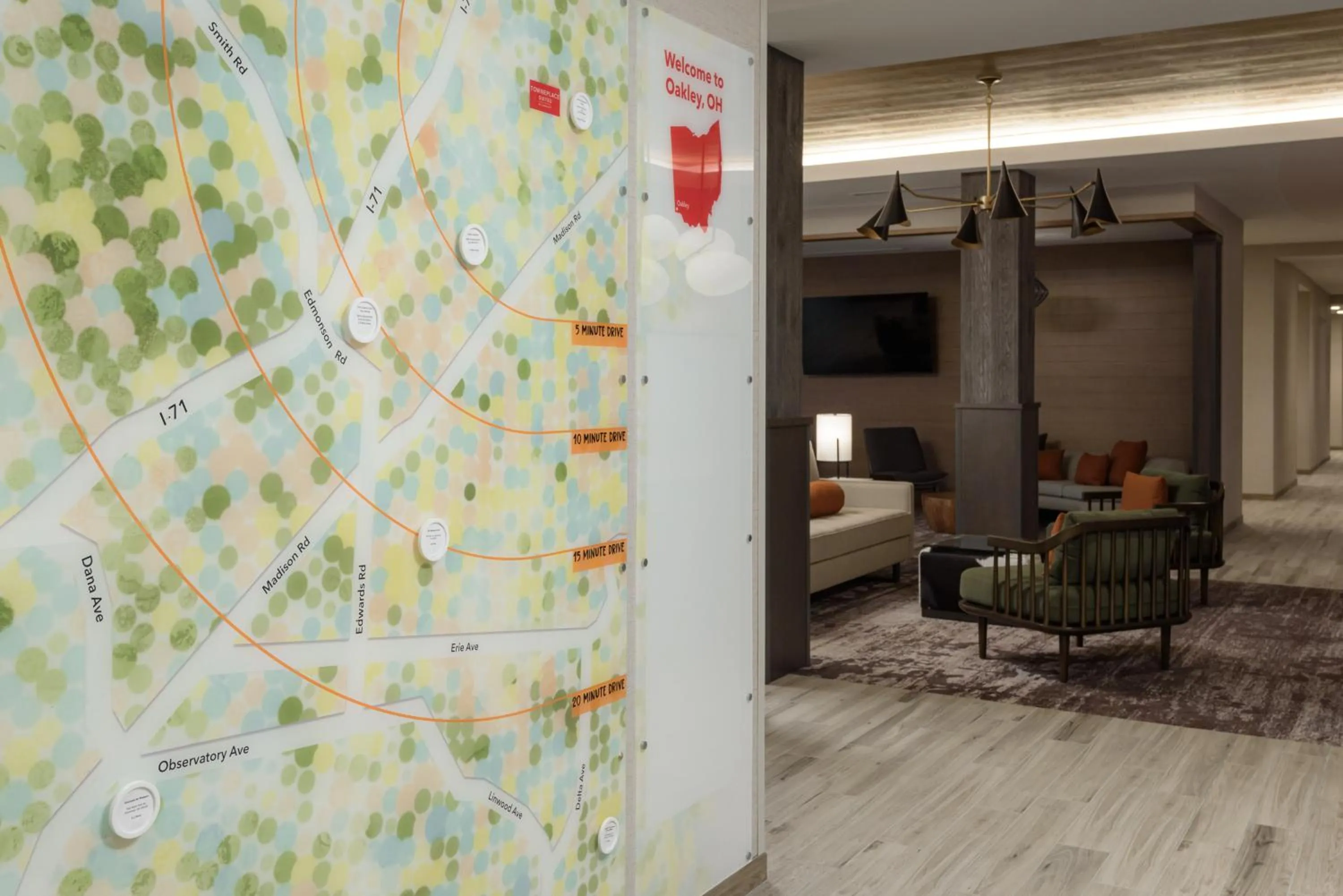 Lobby or reception in Fairfield by Marriott Inn & Suites Cincinnati Oakley