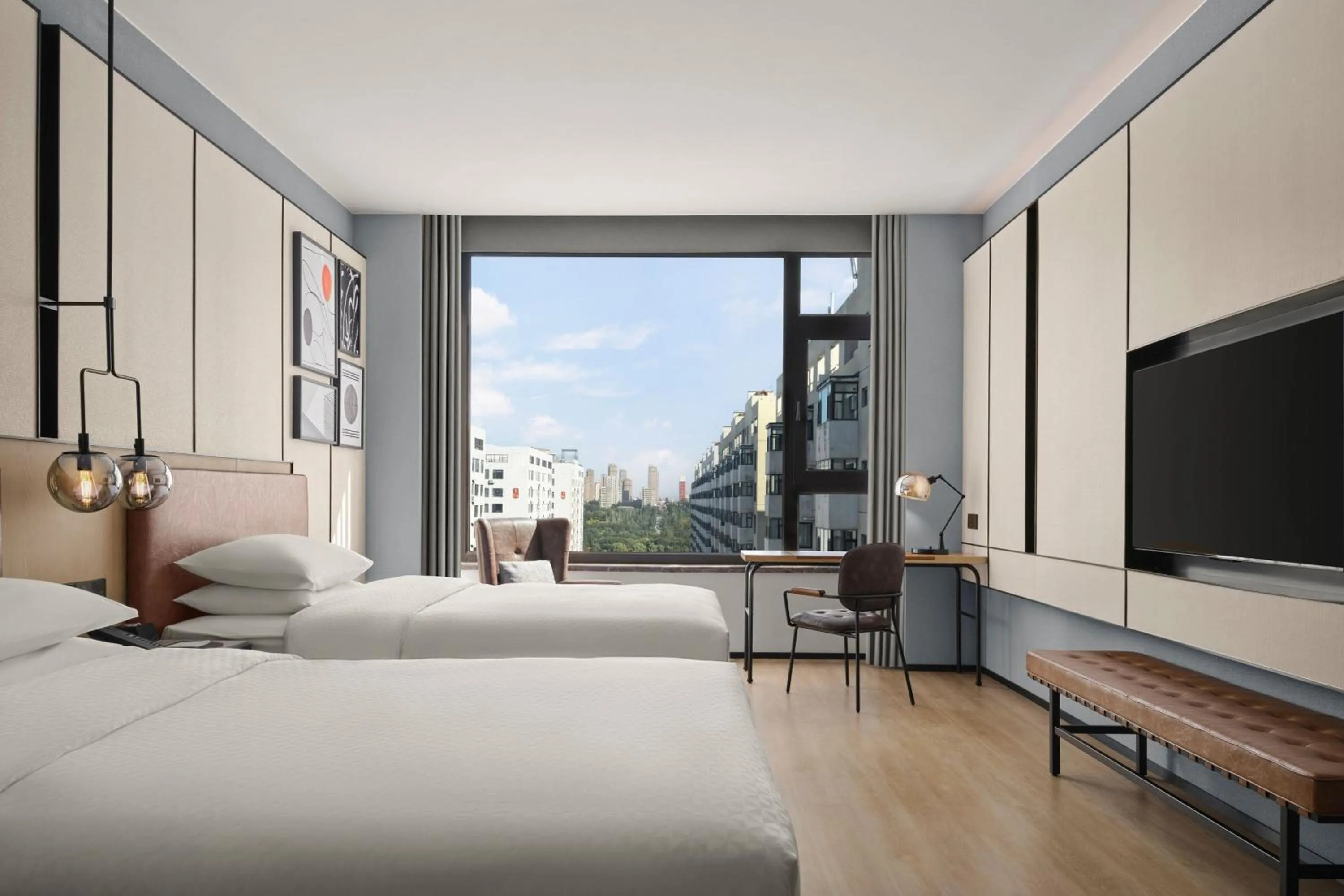 Photo of the whole room, Bed in Four Points by Sheraton Datong Pingcheng