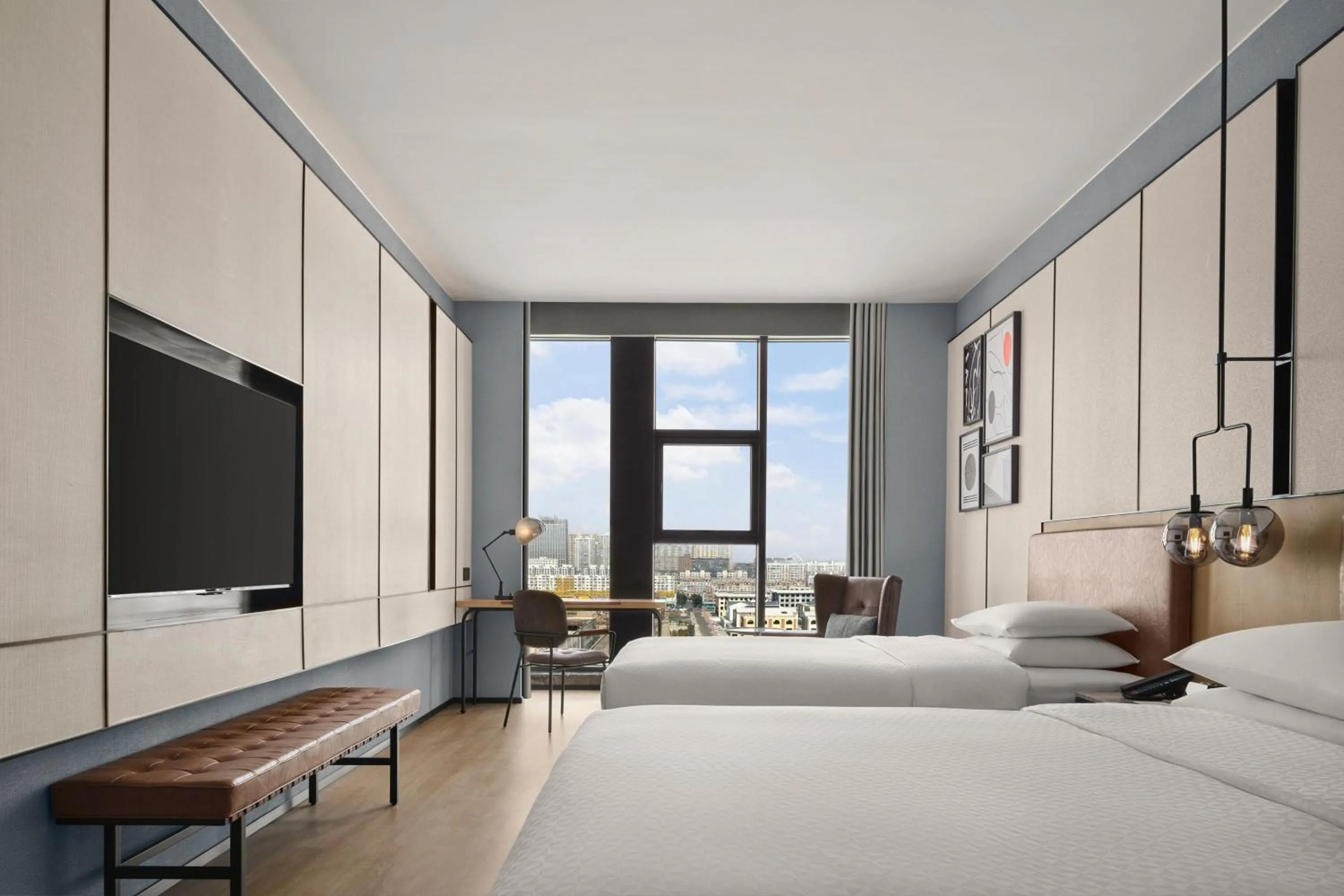 Photo of the whole room, Bed in Four Points by Sheraton Datong Pingcheng