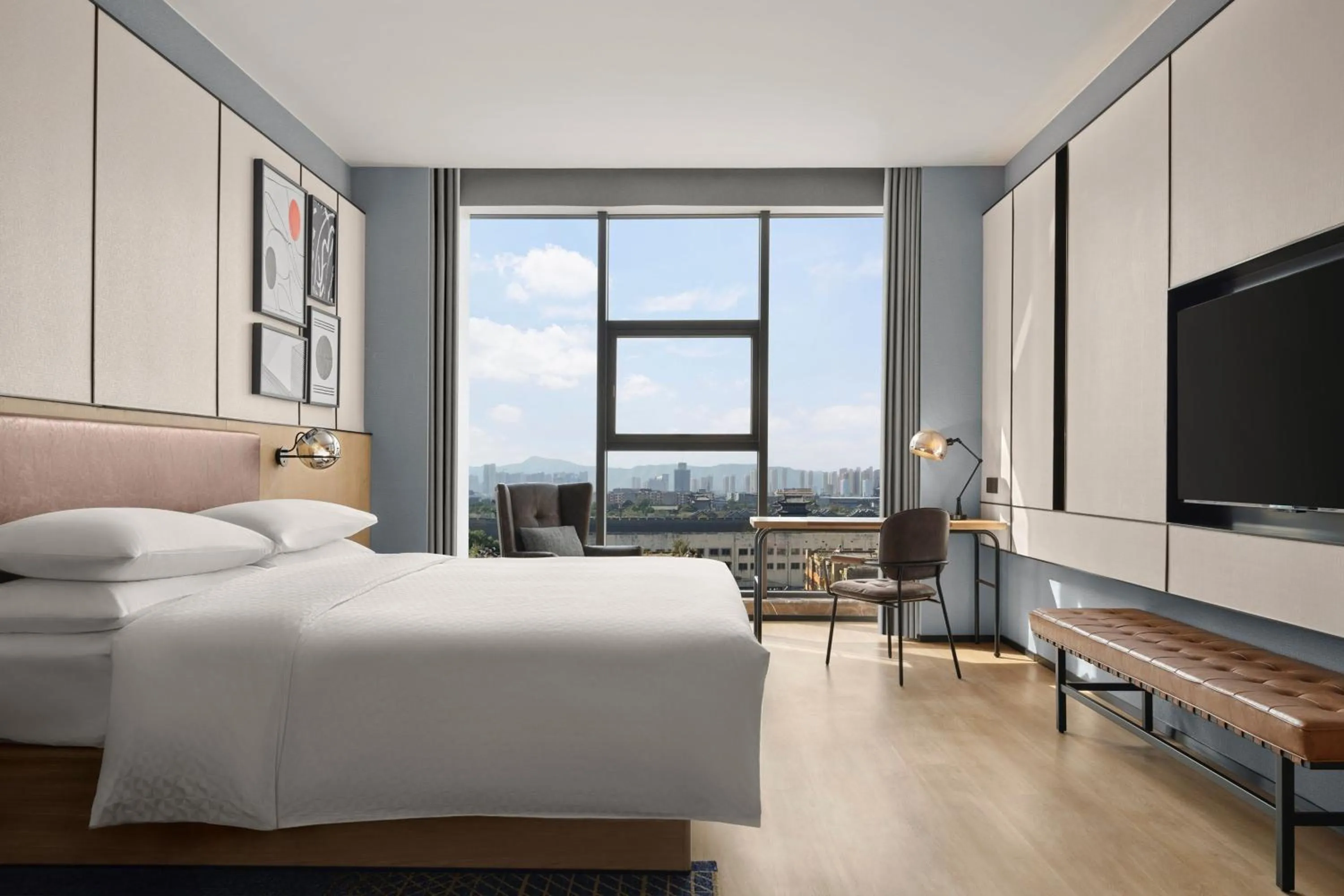 Photo of the whole room, Bed in Four Points by Sheraton Datong Pingcheng