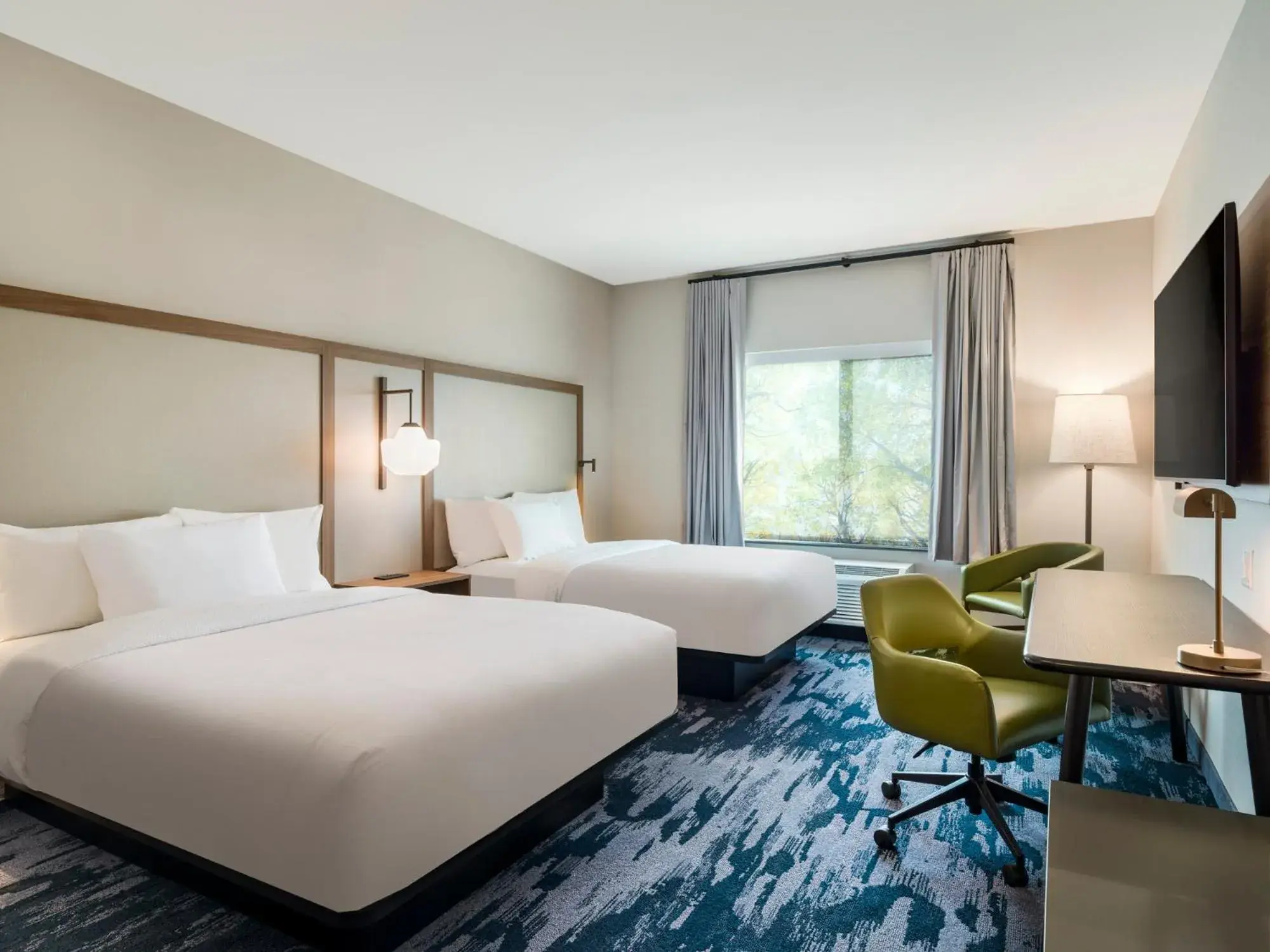 Standard Queen Room with Two Queen Beds and Limited View in Fairfield Inn & Suites Hanford Standard Queen Room with Two Queen Beds and Limited View in Fairfield Inn & Suites Hanford