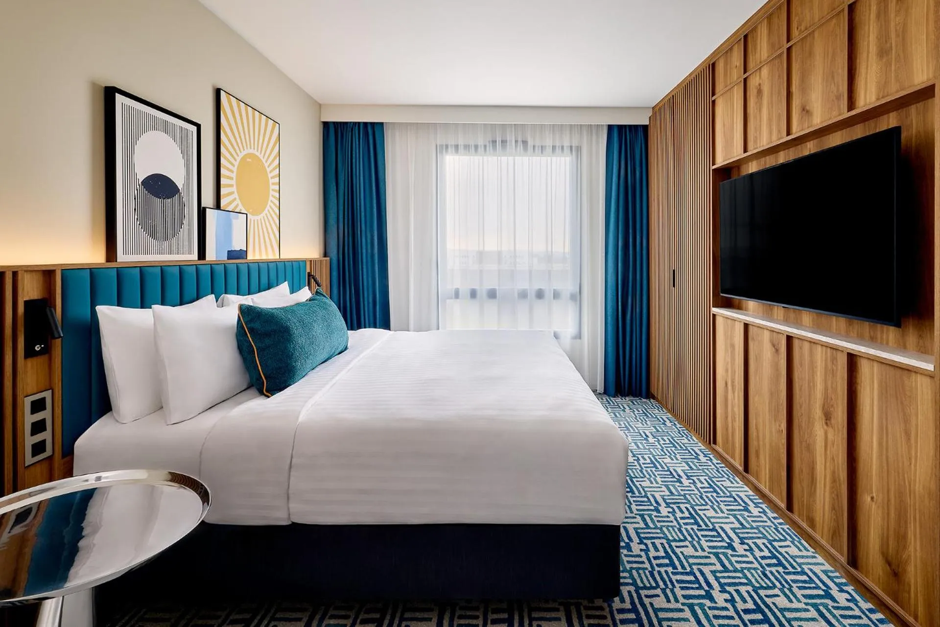 Bedroom, Bed in Courtyard by Marriott Lyon Eurexpo Stadium