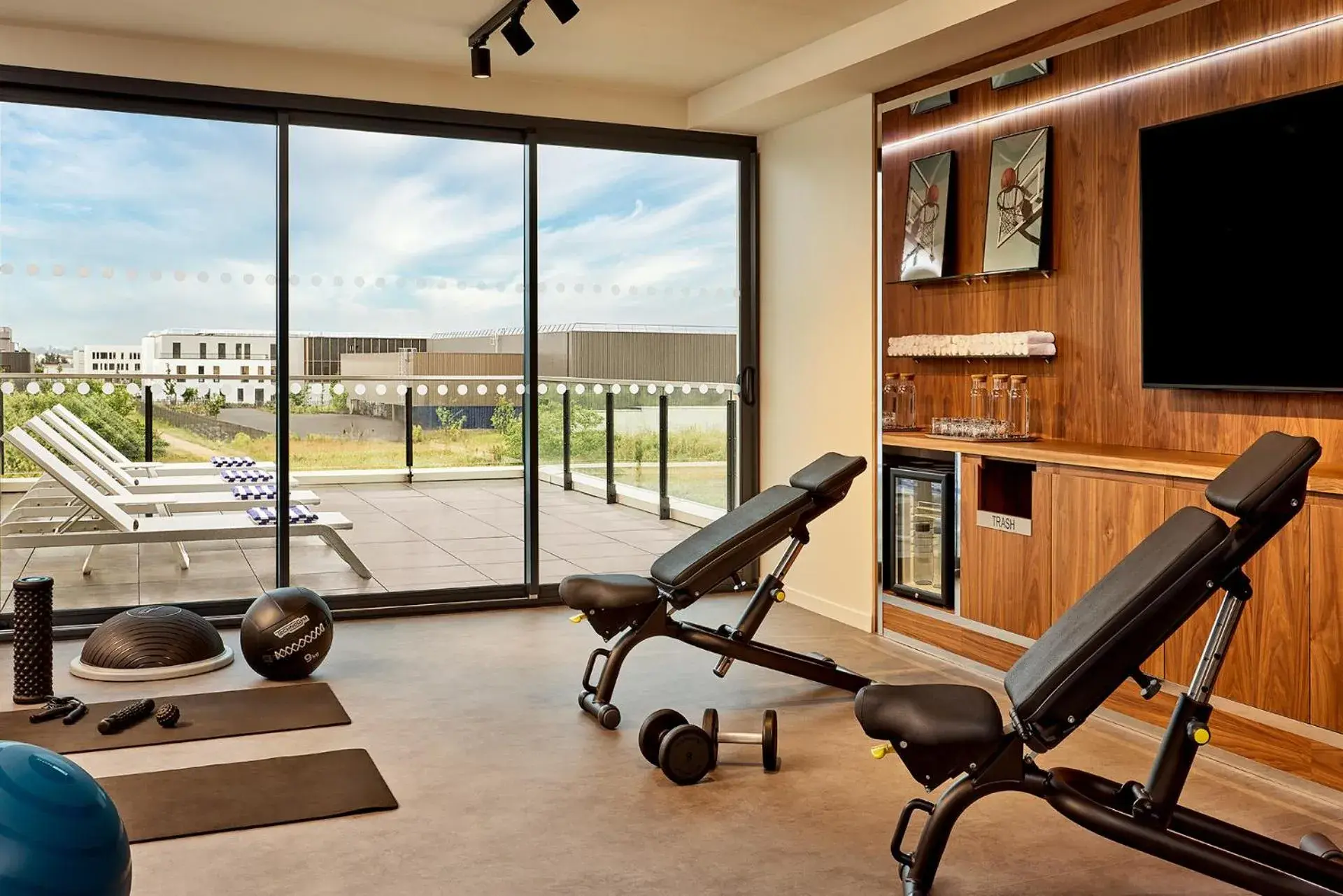 Fitness centre/facilities in Courtyard by Marriott Lyon Eurexpo Stadium Fitness centre/facilities in Courtyard by Marriott Lyon Eurexpo Stadium