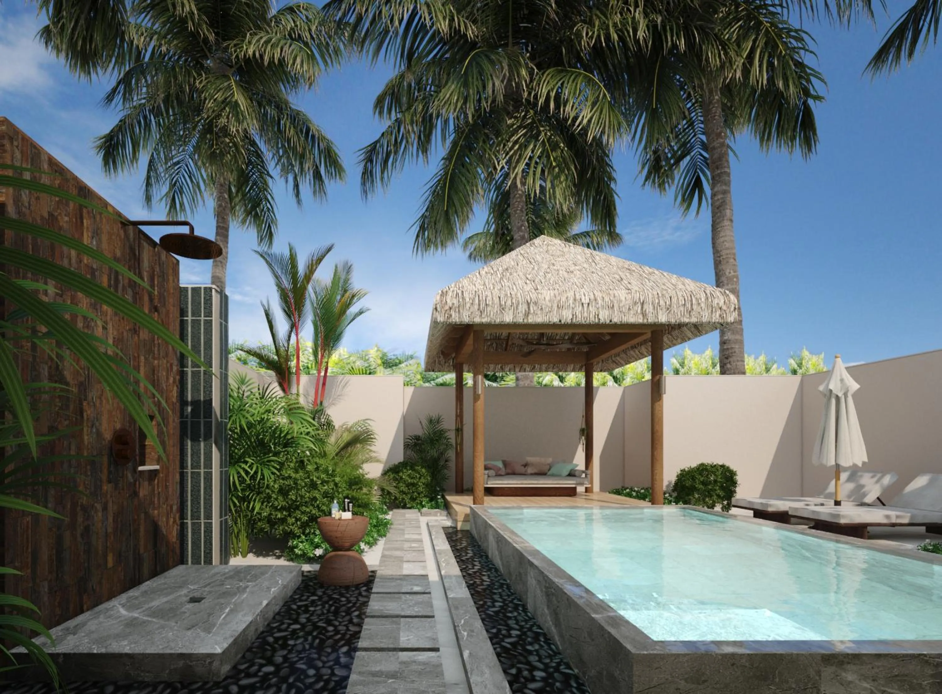 Bathroom in JW Marriott Maldives Kaafu Atoll Island Resort