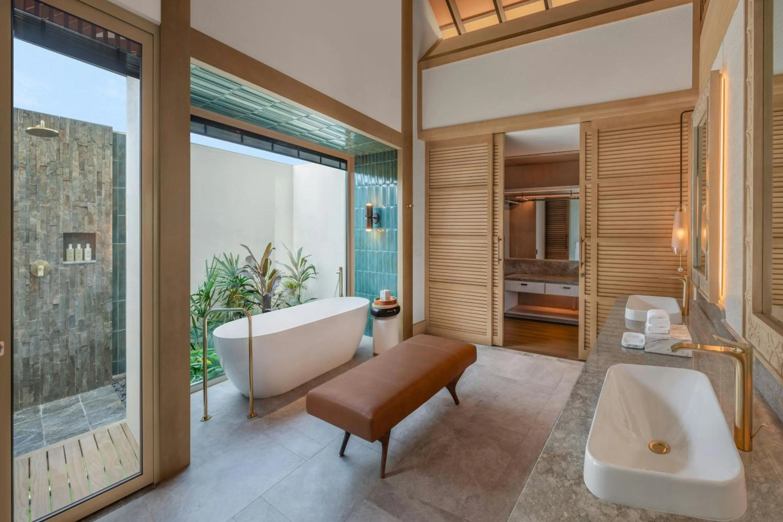 Bathroom in JW Marriott Maldives Kaafu Atoll Island Resort