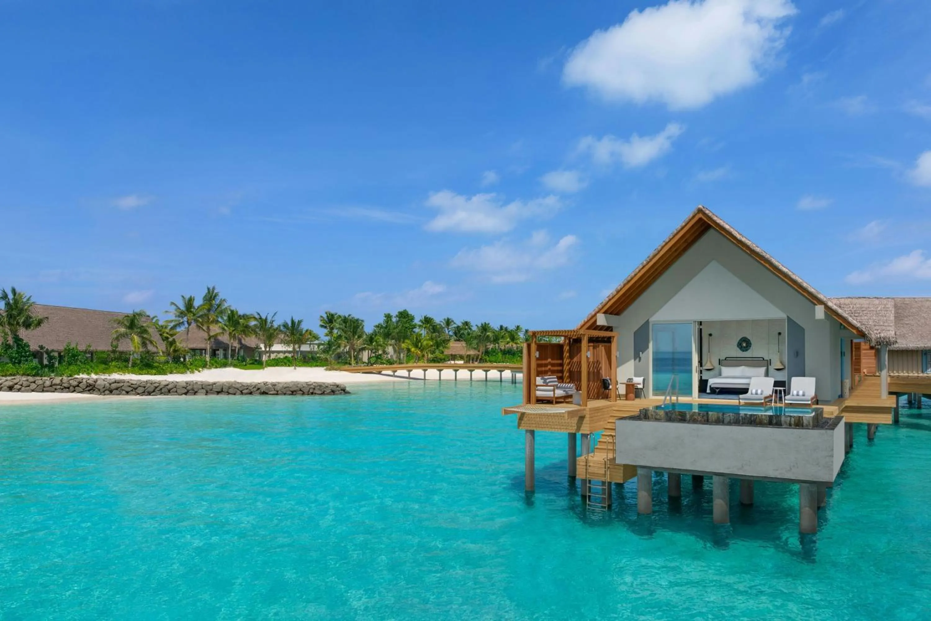 Property building in JW Marriott Maldives Kaafu Atoll Island Resort