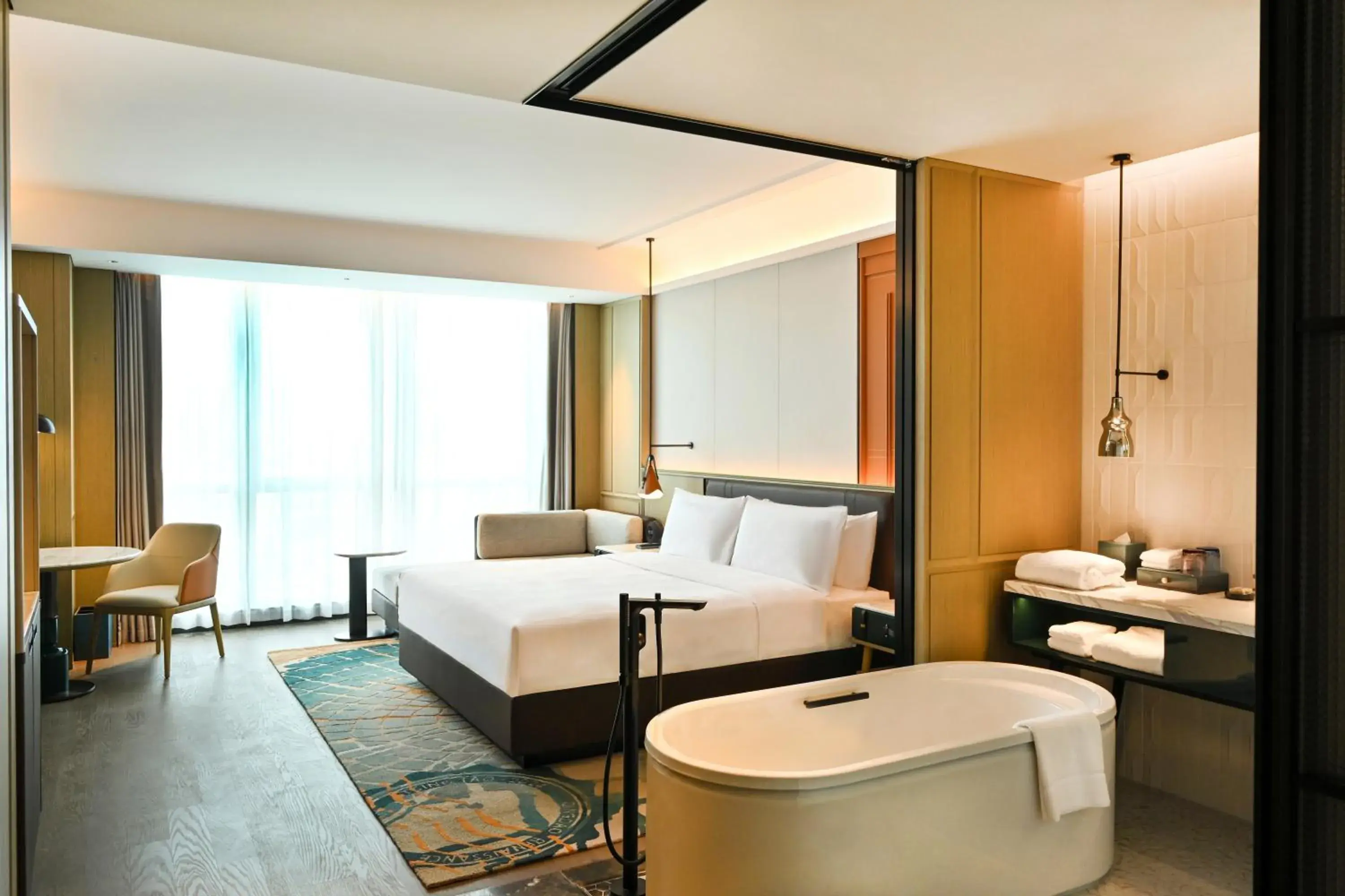 King Room in Renaissance Qingdao Hotel King Room in Renaissance Qingdao Hotel