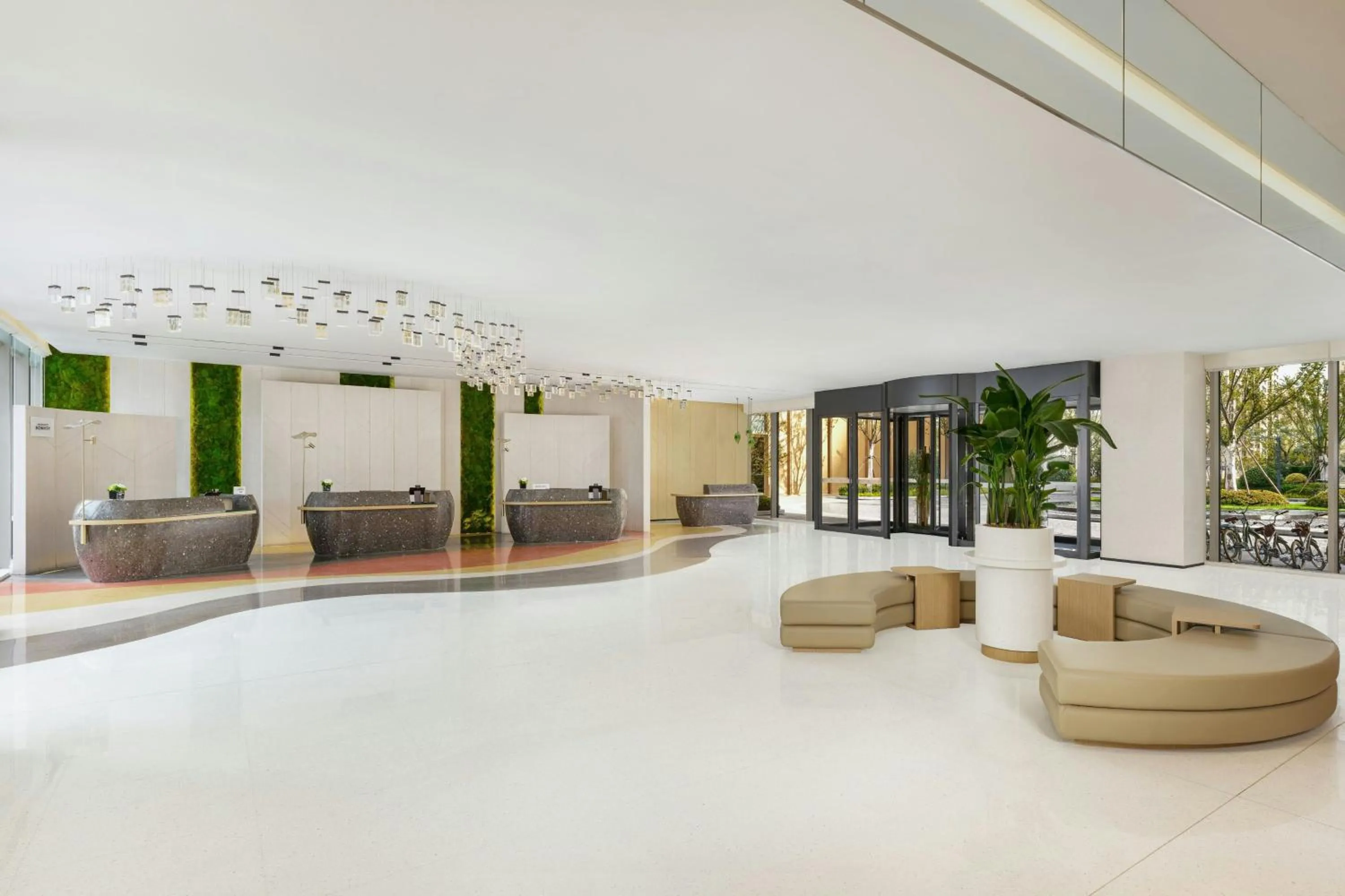 Lobby or reception in Element Qingdao