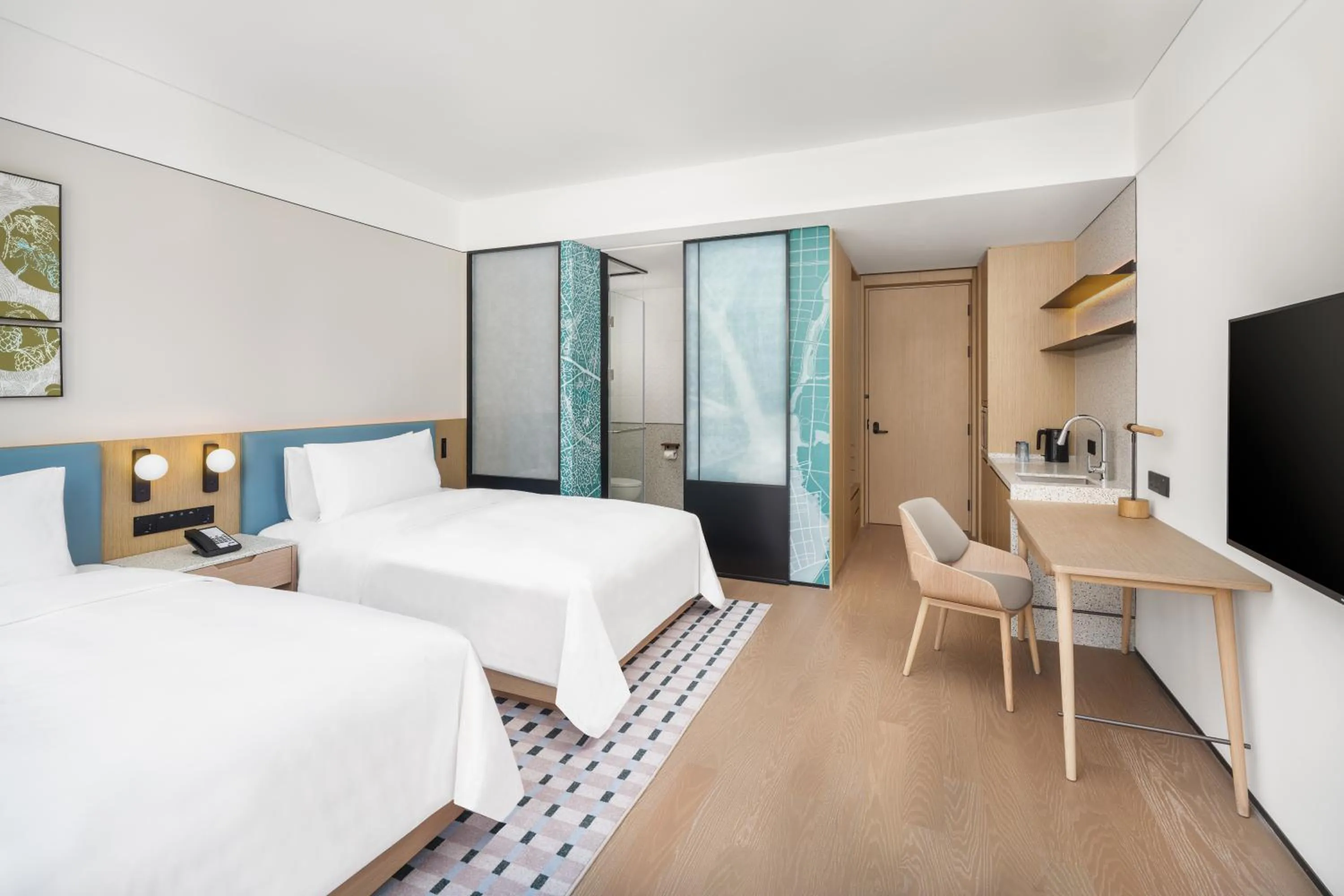 Property building, Bed in Element Qingdao