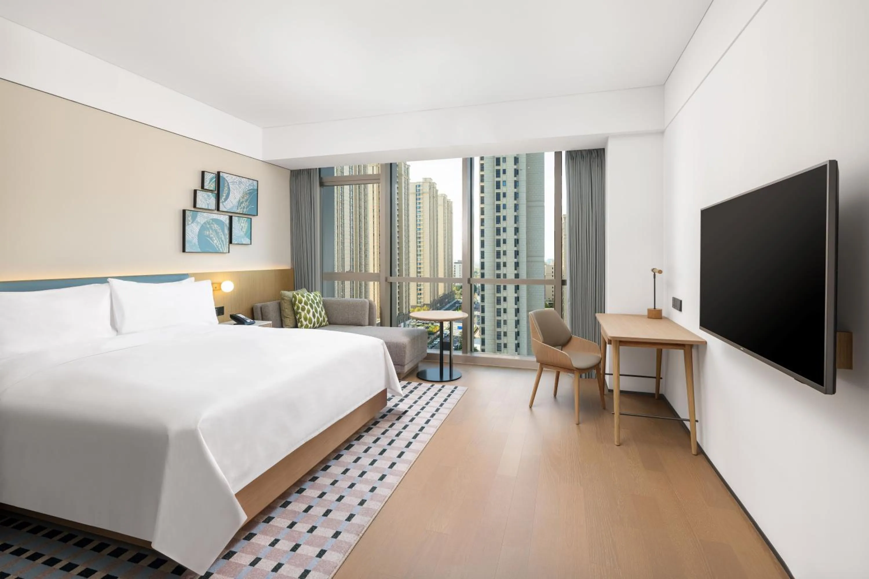 Photo of the whole room, Bed in Element Qingdao