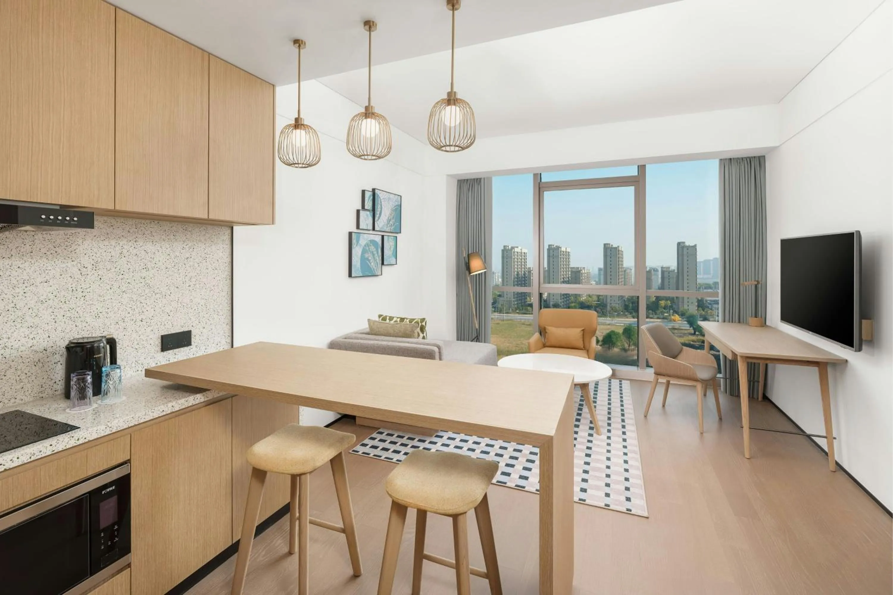 Living room in Element Qingdao