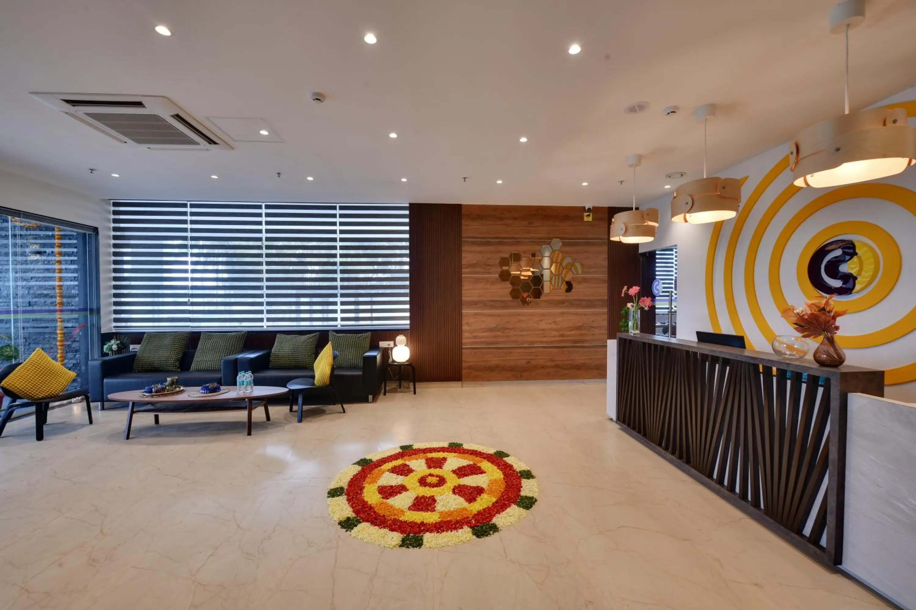Lobby or reception in Click Hotel Vista-Kempegowda Airport