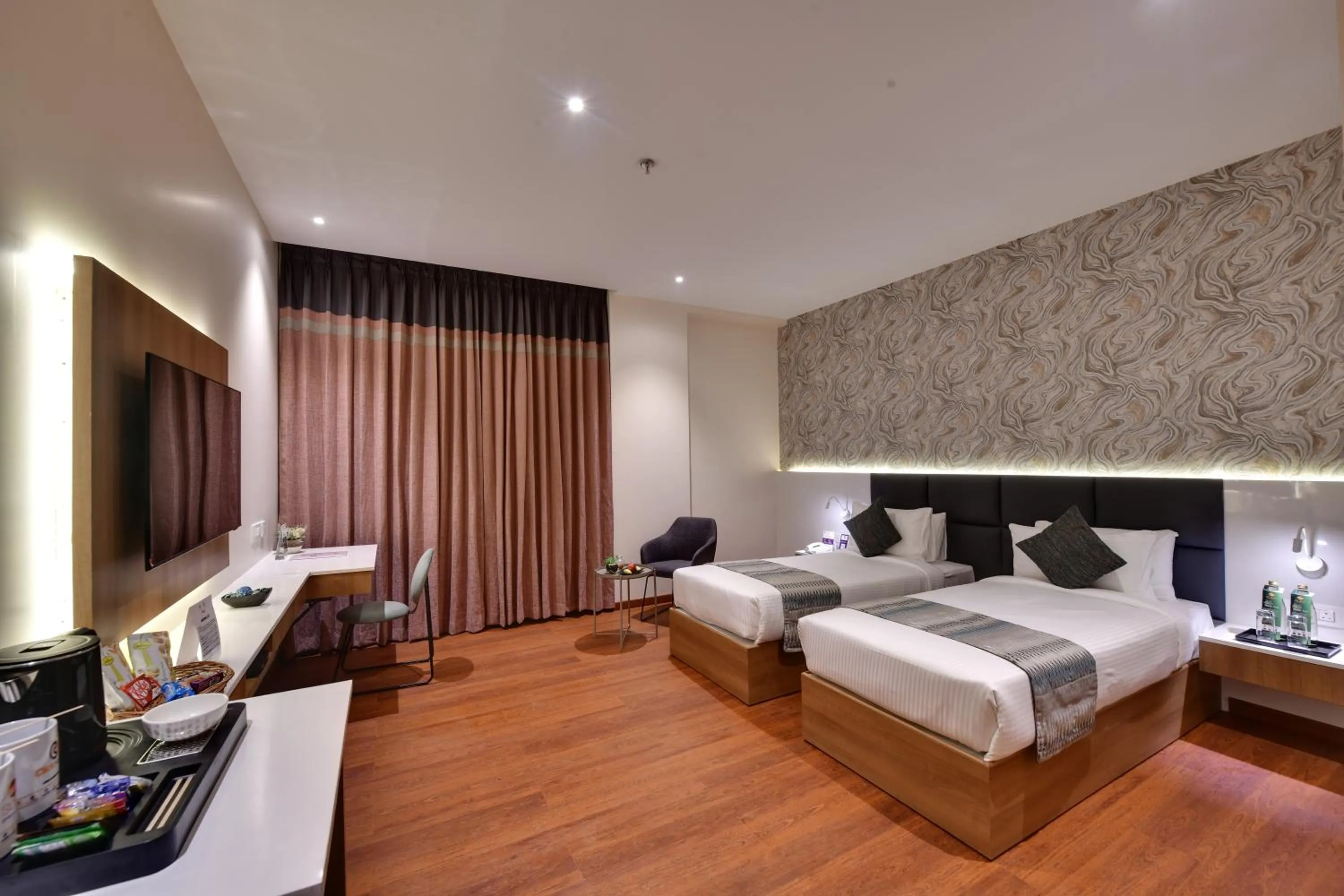 Bed in Click Hotel Vista-Kempegowda Airport