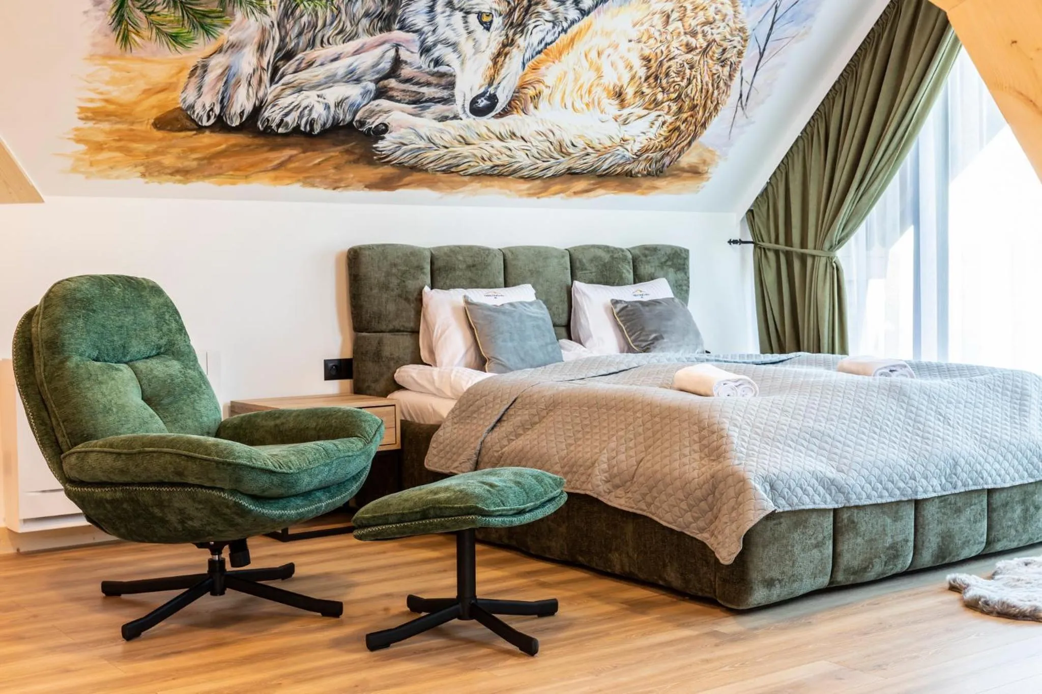 Bed in Oberconiówka Residence SPA - Mountain Base - Jaccuzi&Sauna