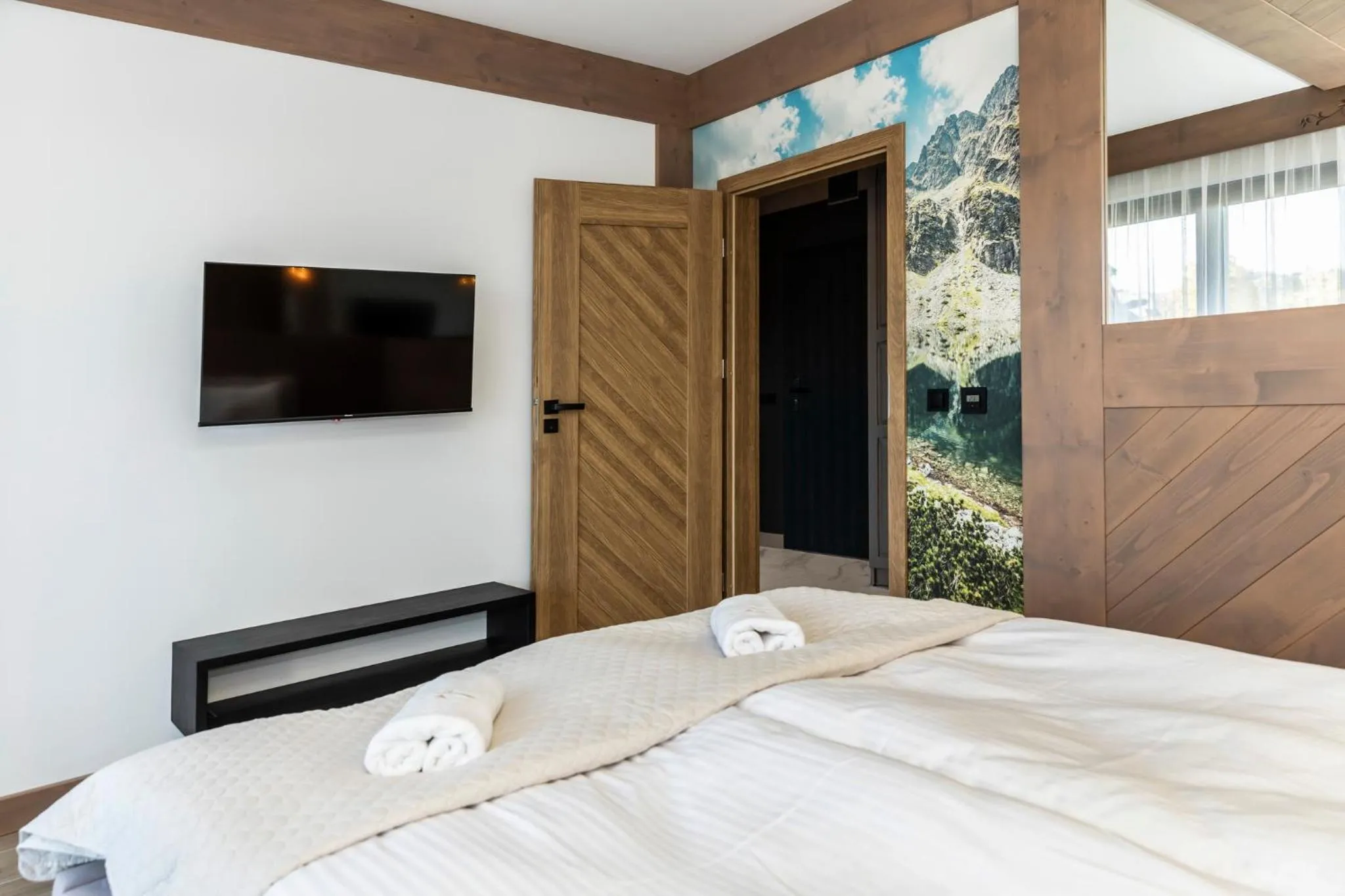 Bed in Oberconiówka Residence SPA - Mountain Base - Jaccuzi&Sauna