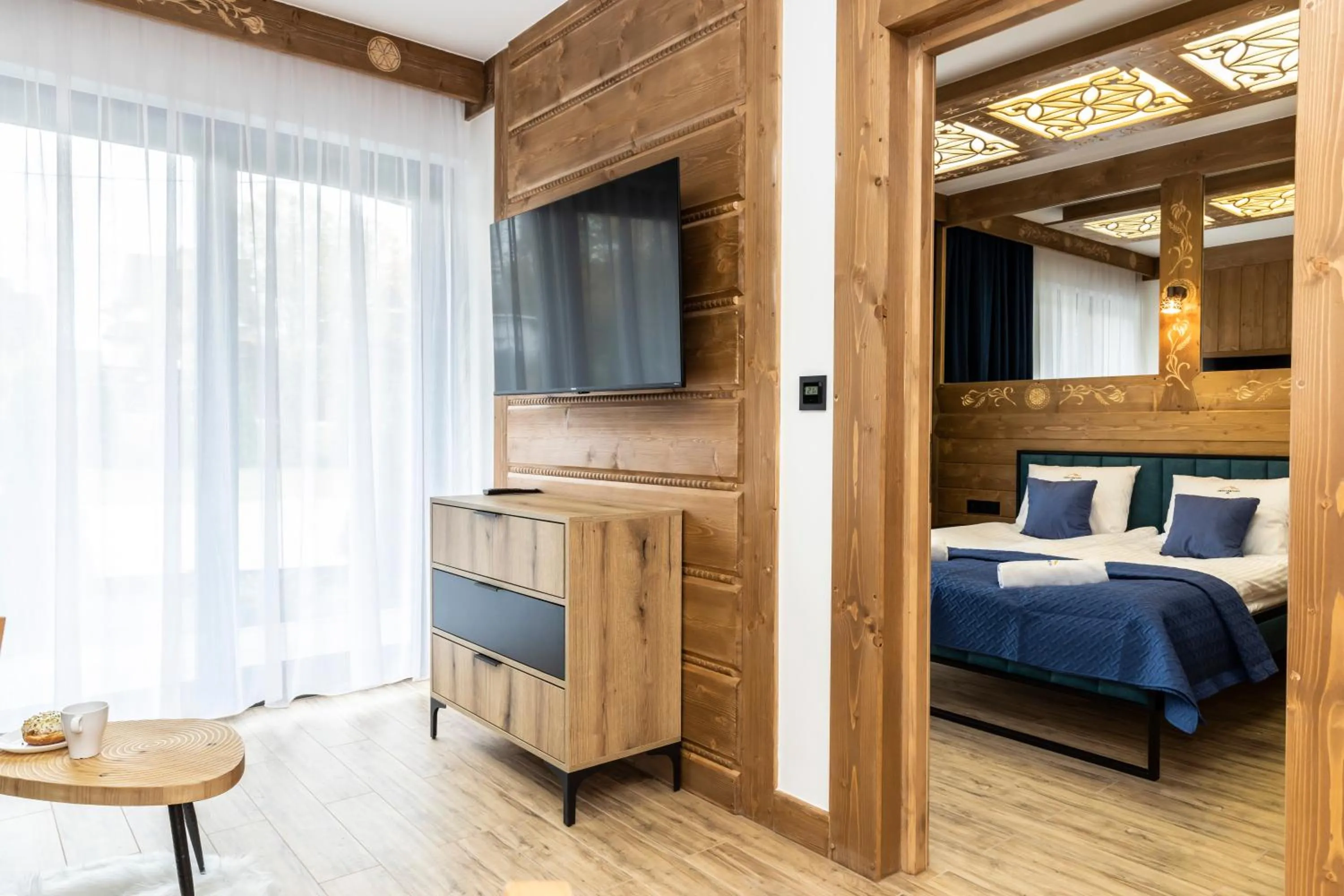 Bed in Oberconiówka Residence SPA - Mountain Base - Jaccuzi&Sauna