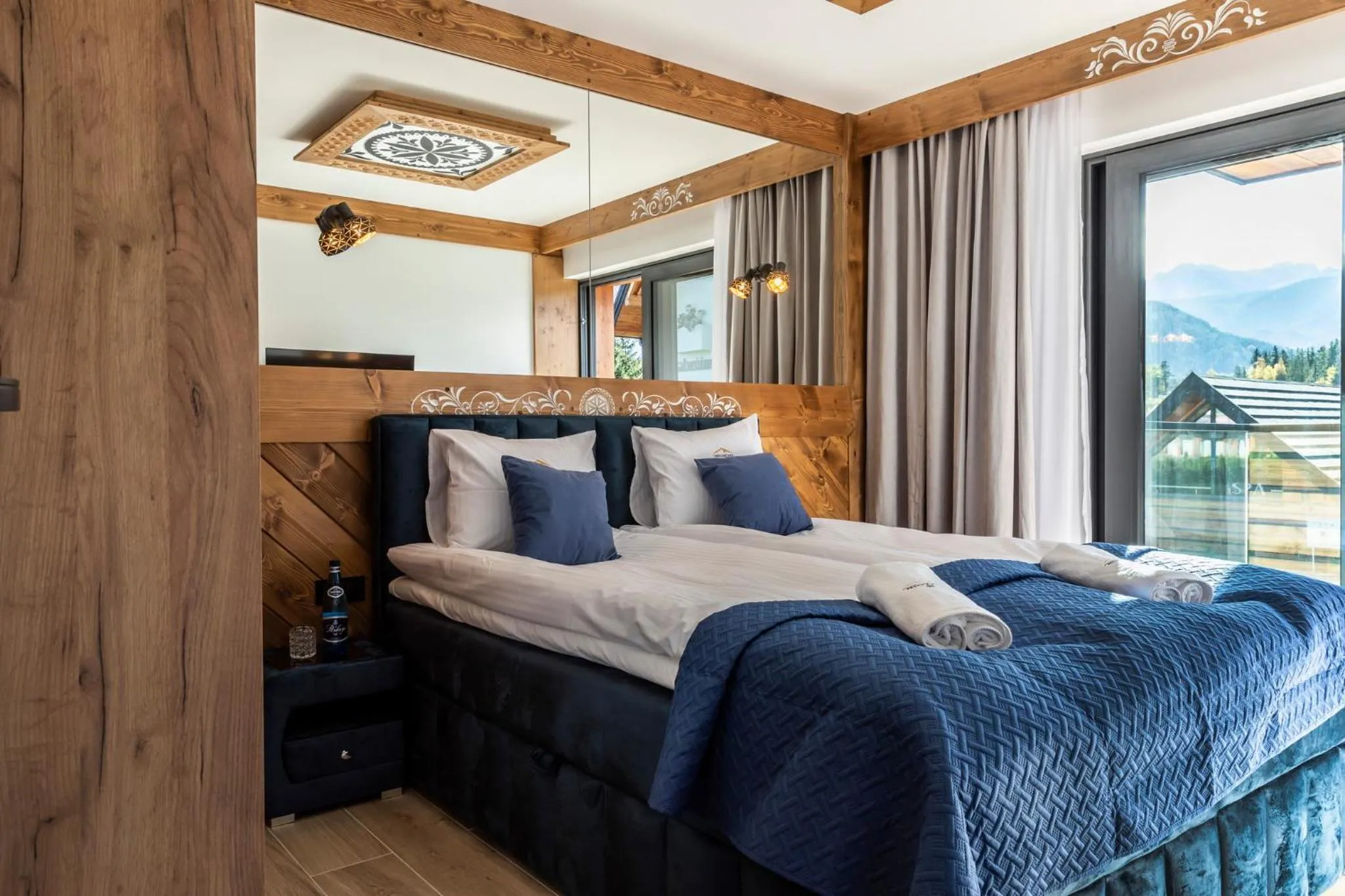 Bed in Oberconiówka Residence SPA - Mountain Base - Jaccuzi&Sauna