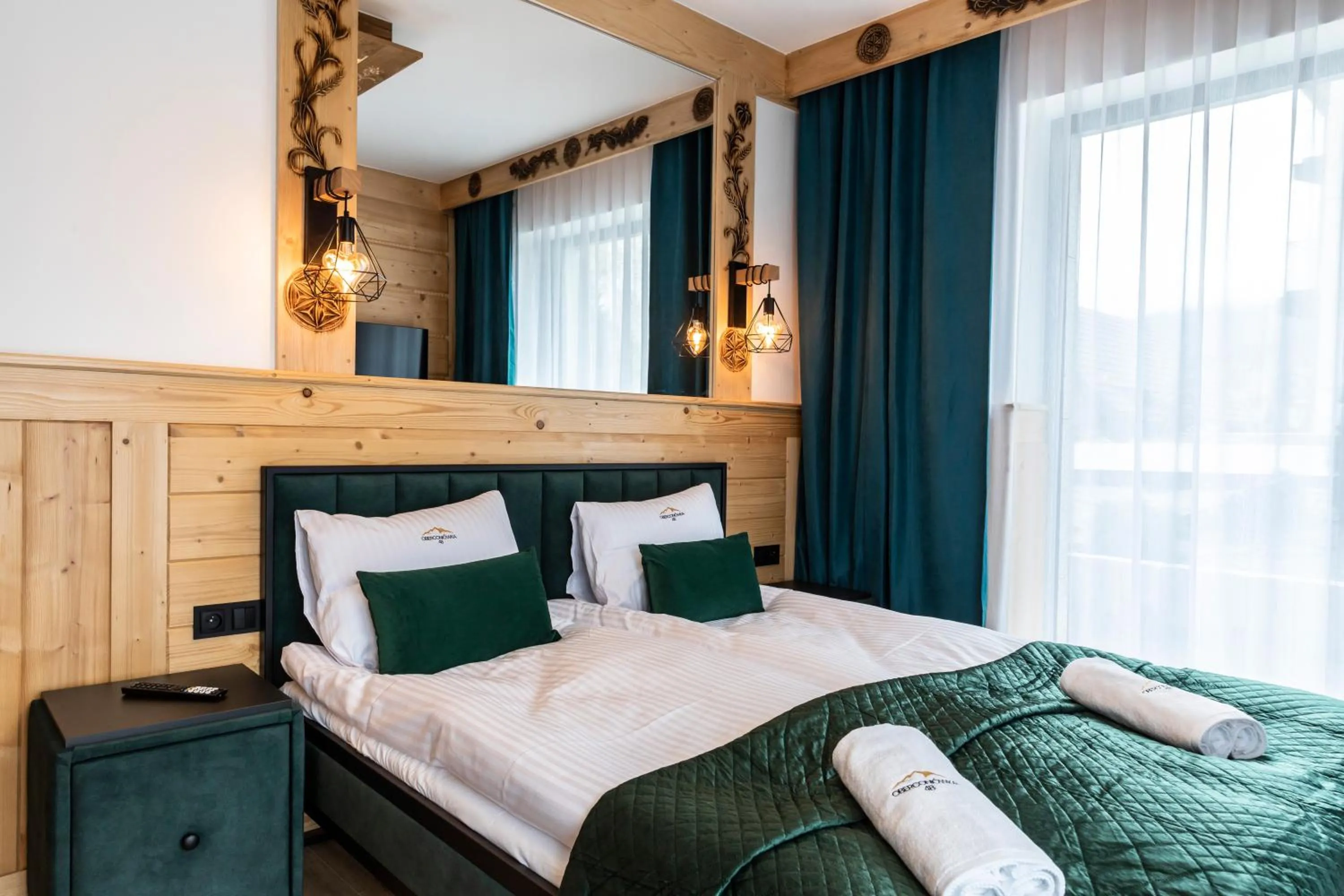 Bed in Oberconiówka Residence SPA - Mountain Base - Jaccuzi&Sauna