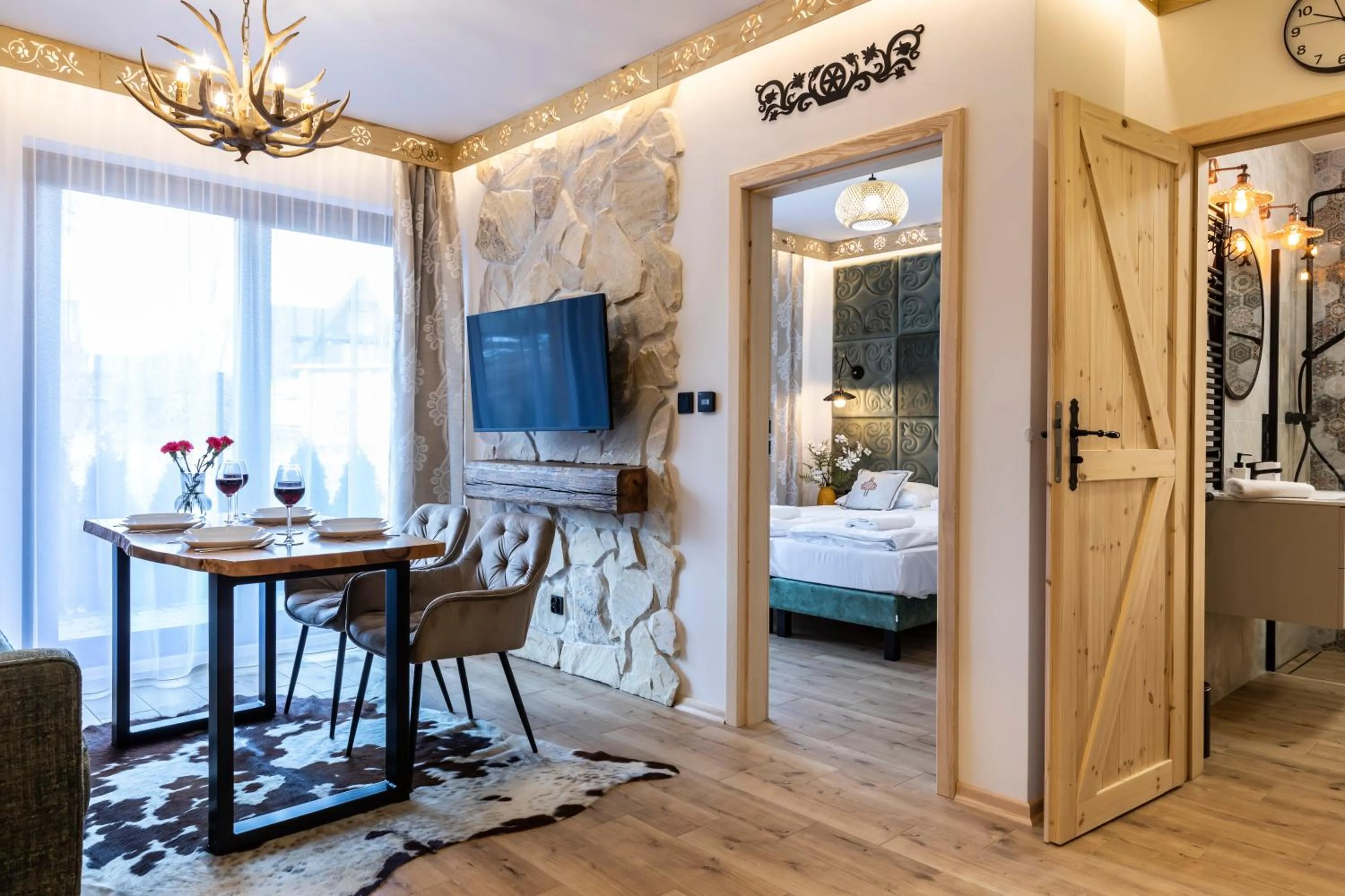 Bed in Oberconiówka Residence SPA - Mountain Base - Jaccuzi&Sauna