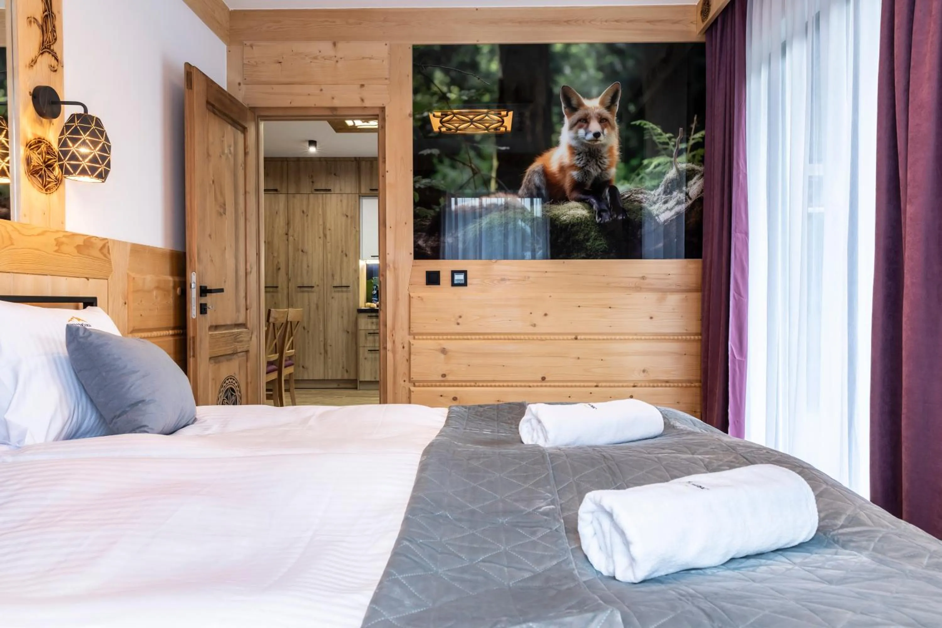 Bed in Oberconiówka Residence SPA - Mountain Base - Jaccuzi&Sauna