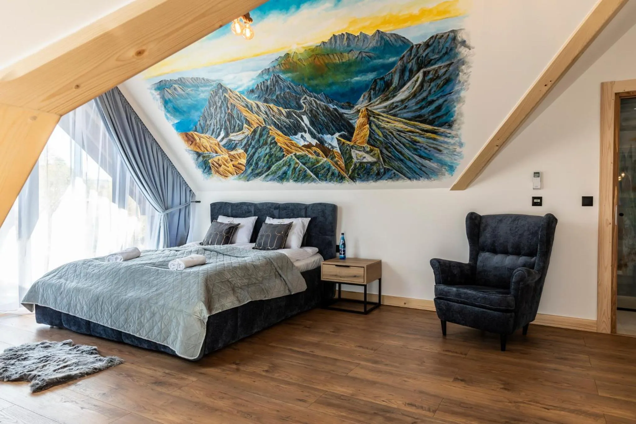 Bed in Oberconiówka Residence SPA - Mountain Base - Jaccuzi&Sauna