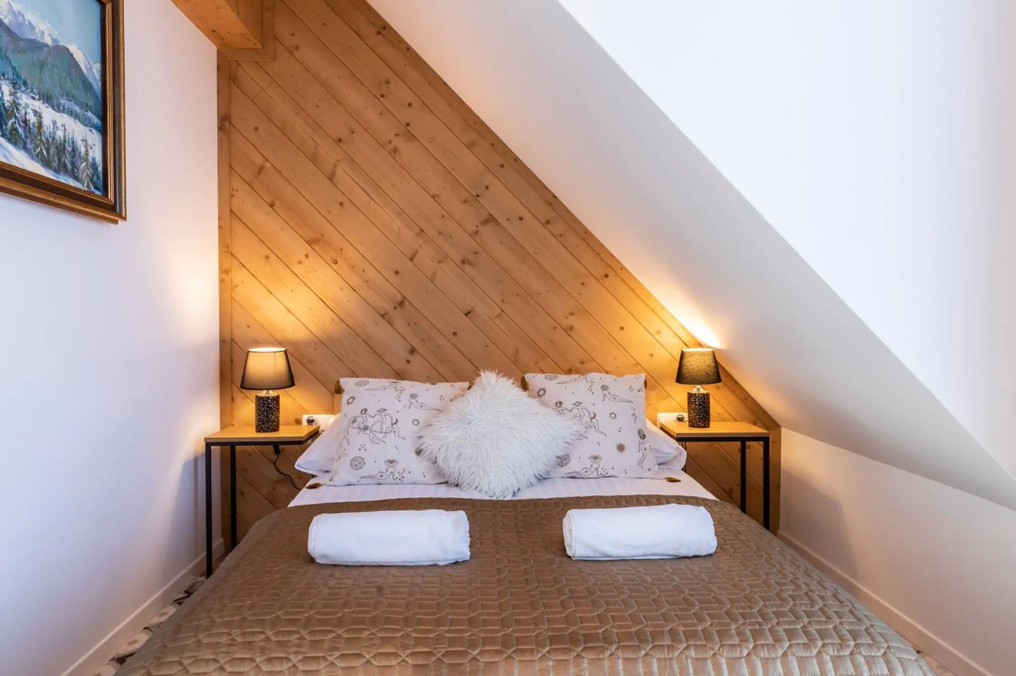 Bed in Oberconiówka Residence SPA - Mountain Base - Jaccuzi&Sauna