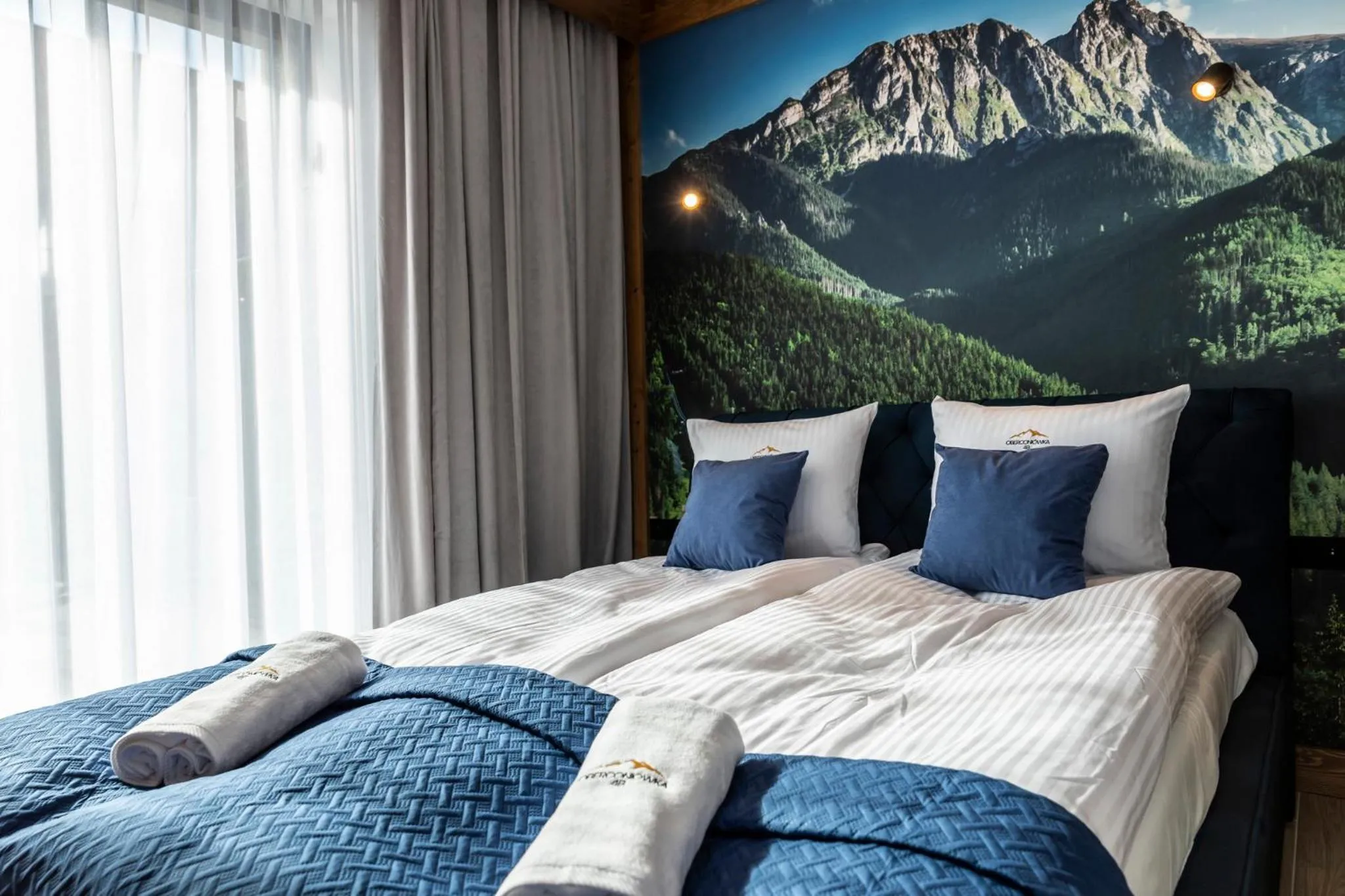 Bed in Oberconiówka Residence SPA - Mountain Base - Jaccuzi&Sauna